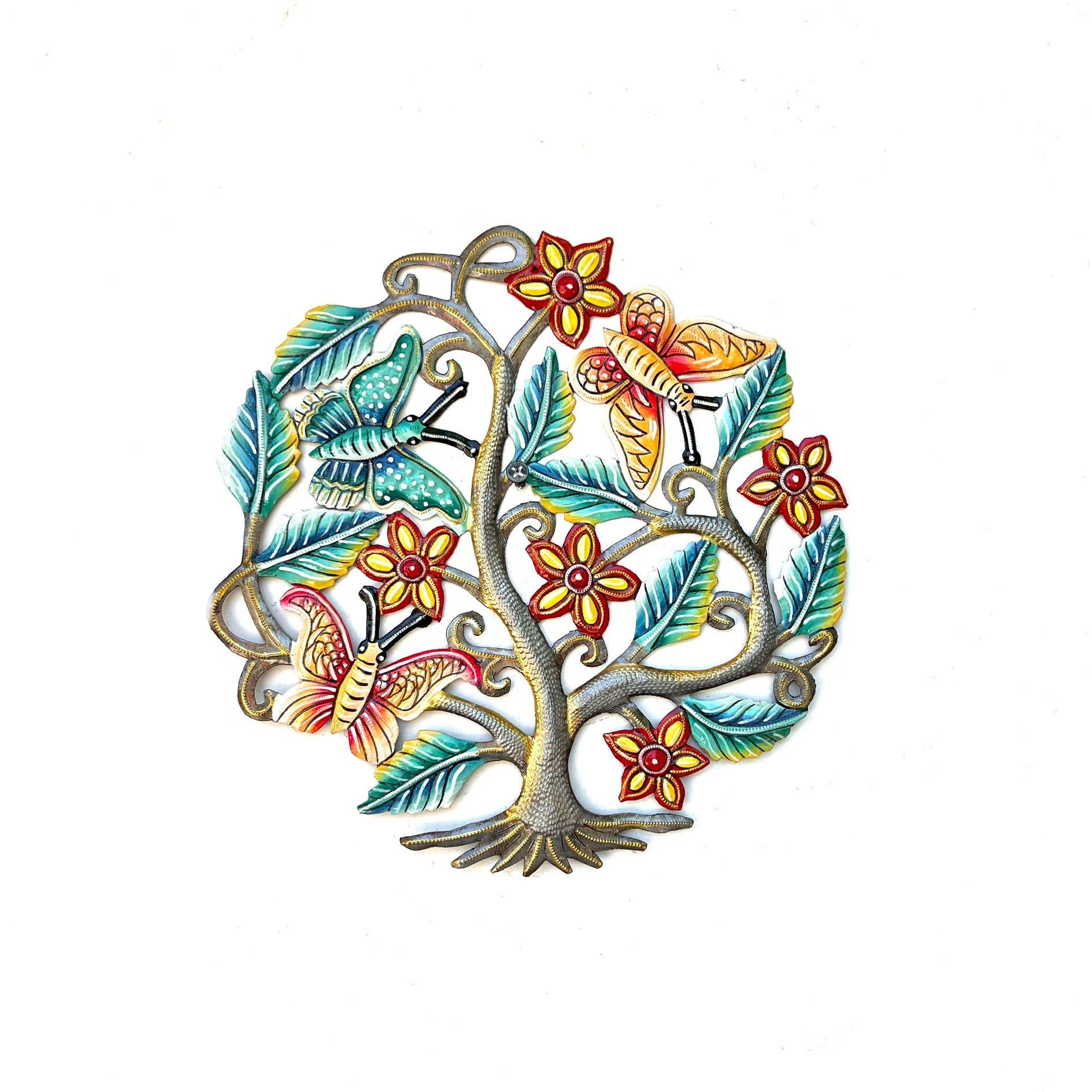 Color Flower & Butterfly #2