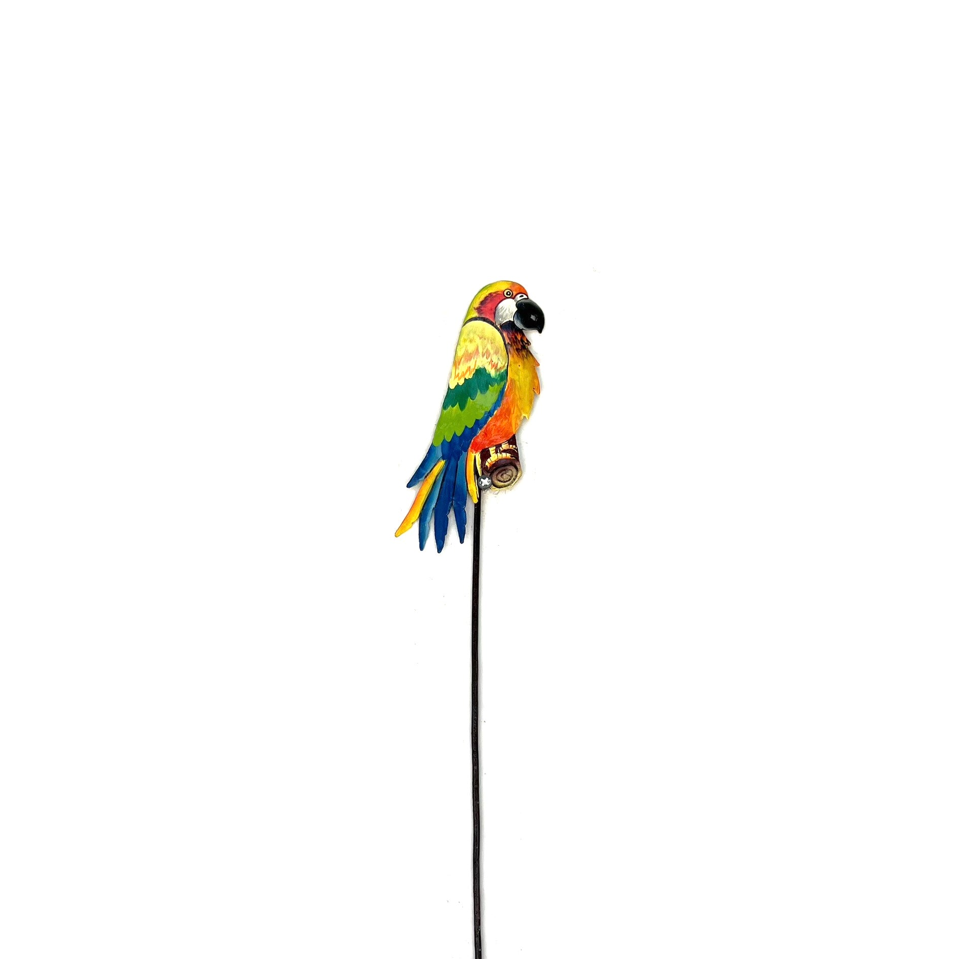 Multicolor Parrot Garden Stake #1