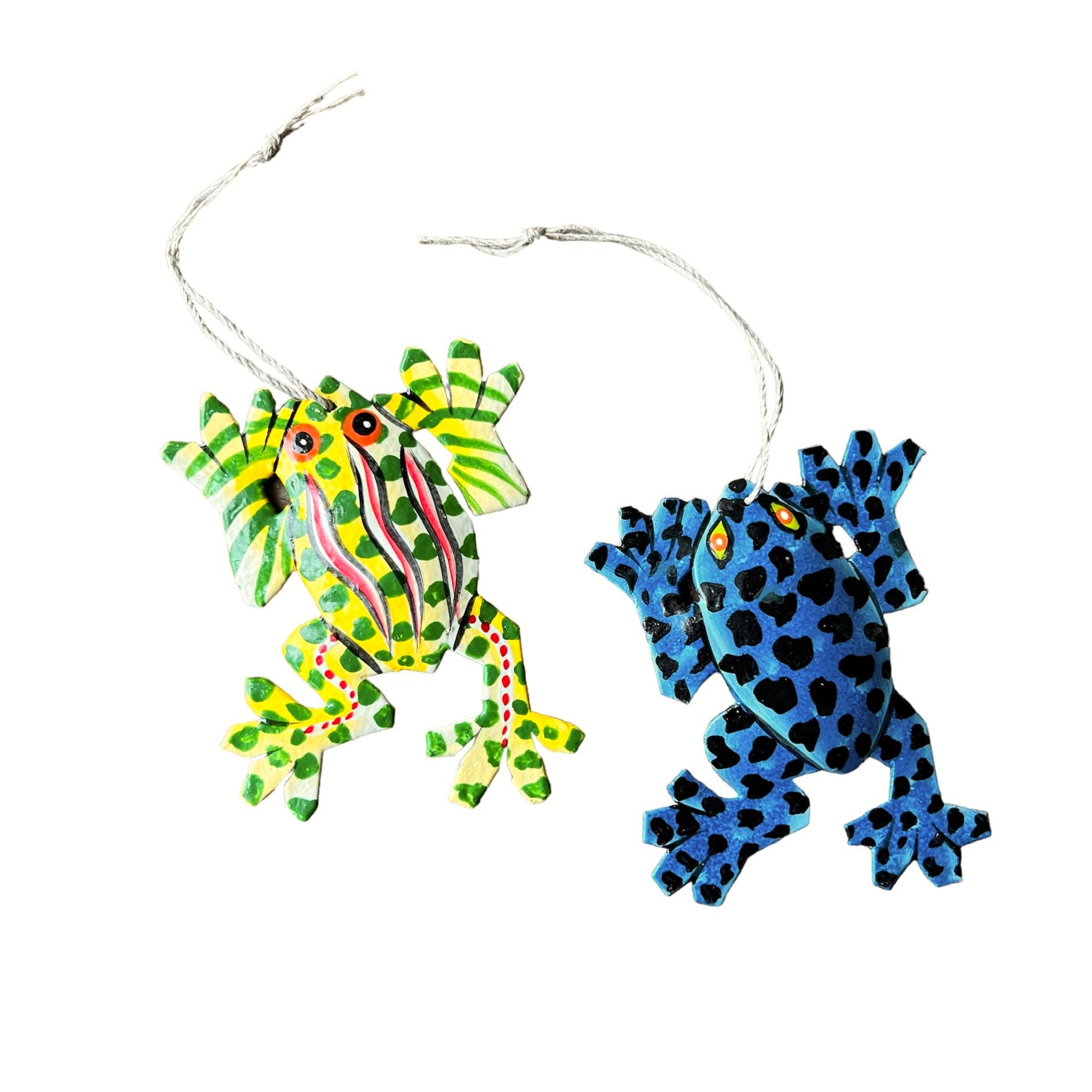 (Set of 2) Frog  Ornaments