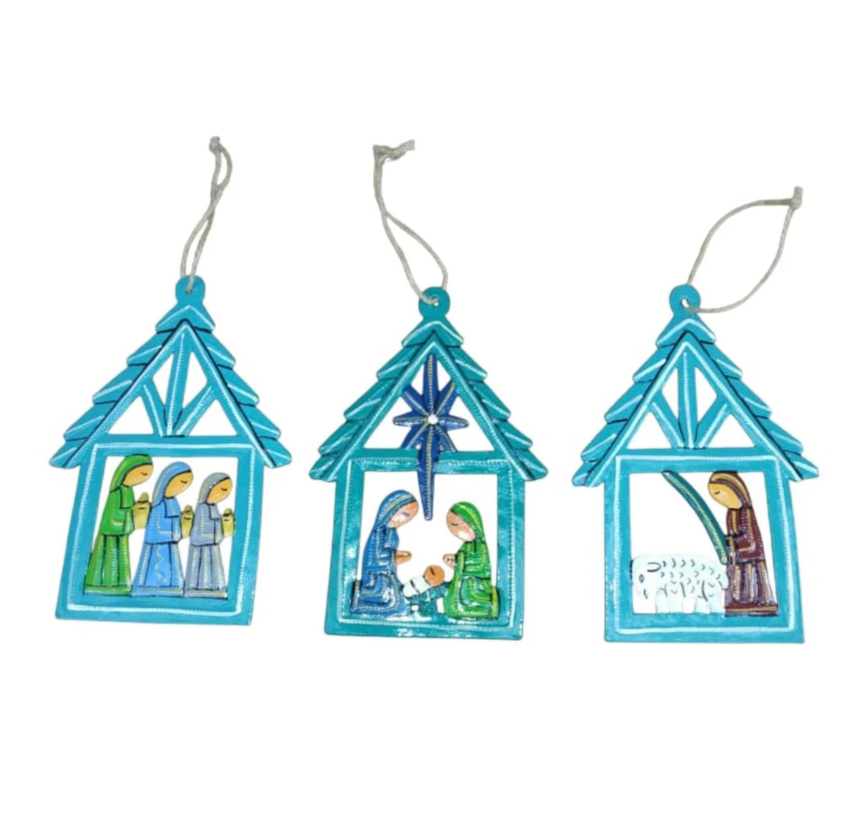 Grezil- Nativity Ornaments- Set 3
