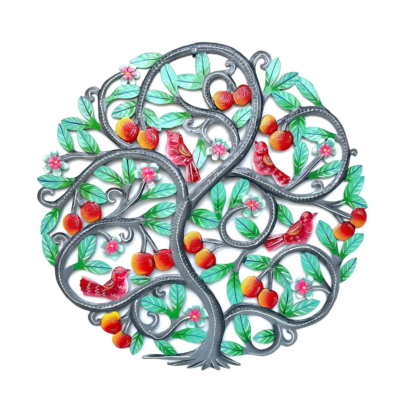 Green Fruits and Birds