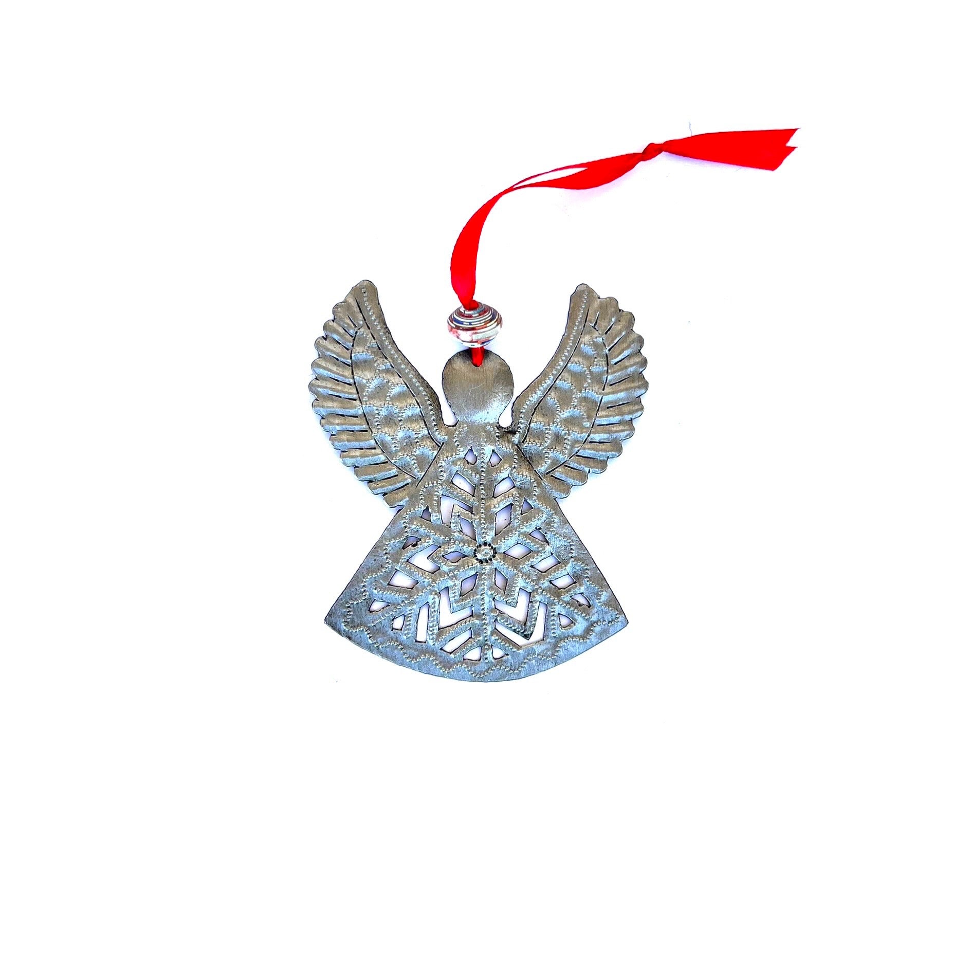 Snowflakes Angel Ornament