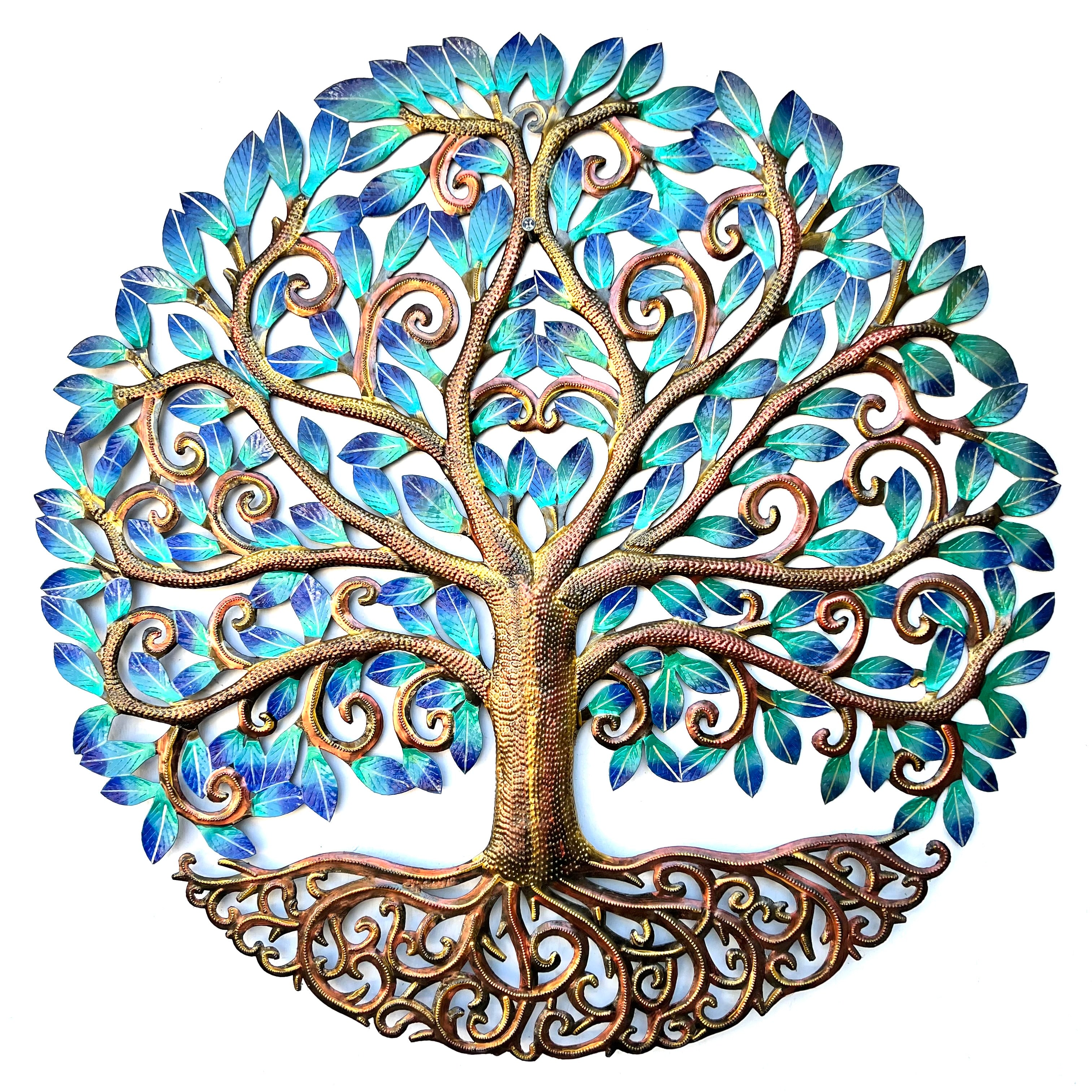 Jumbo- Bronze  Painted Leaf Tree #1