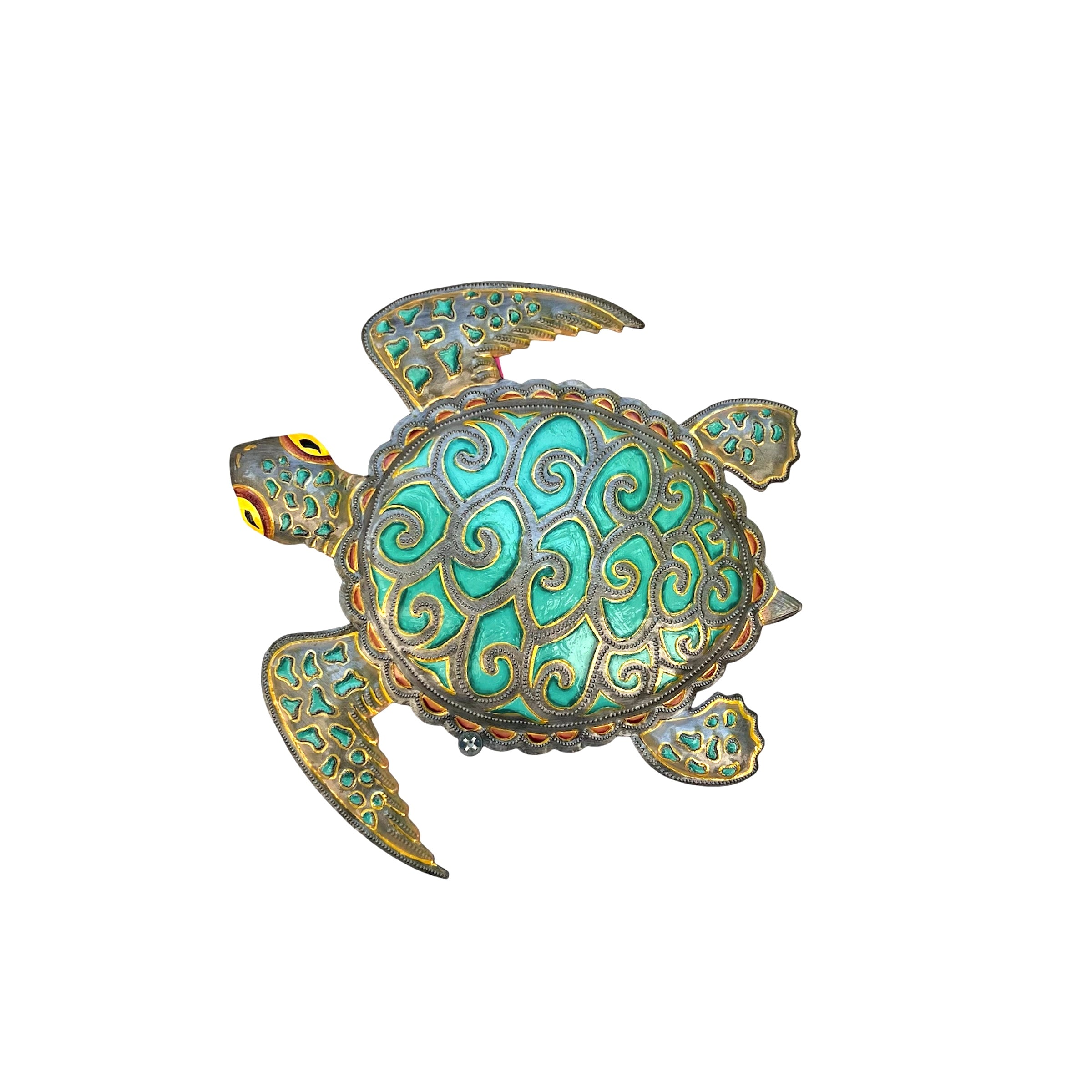 Orilien- Medium Turquoise Turtle
