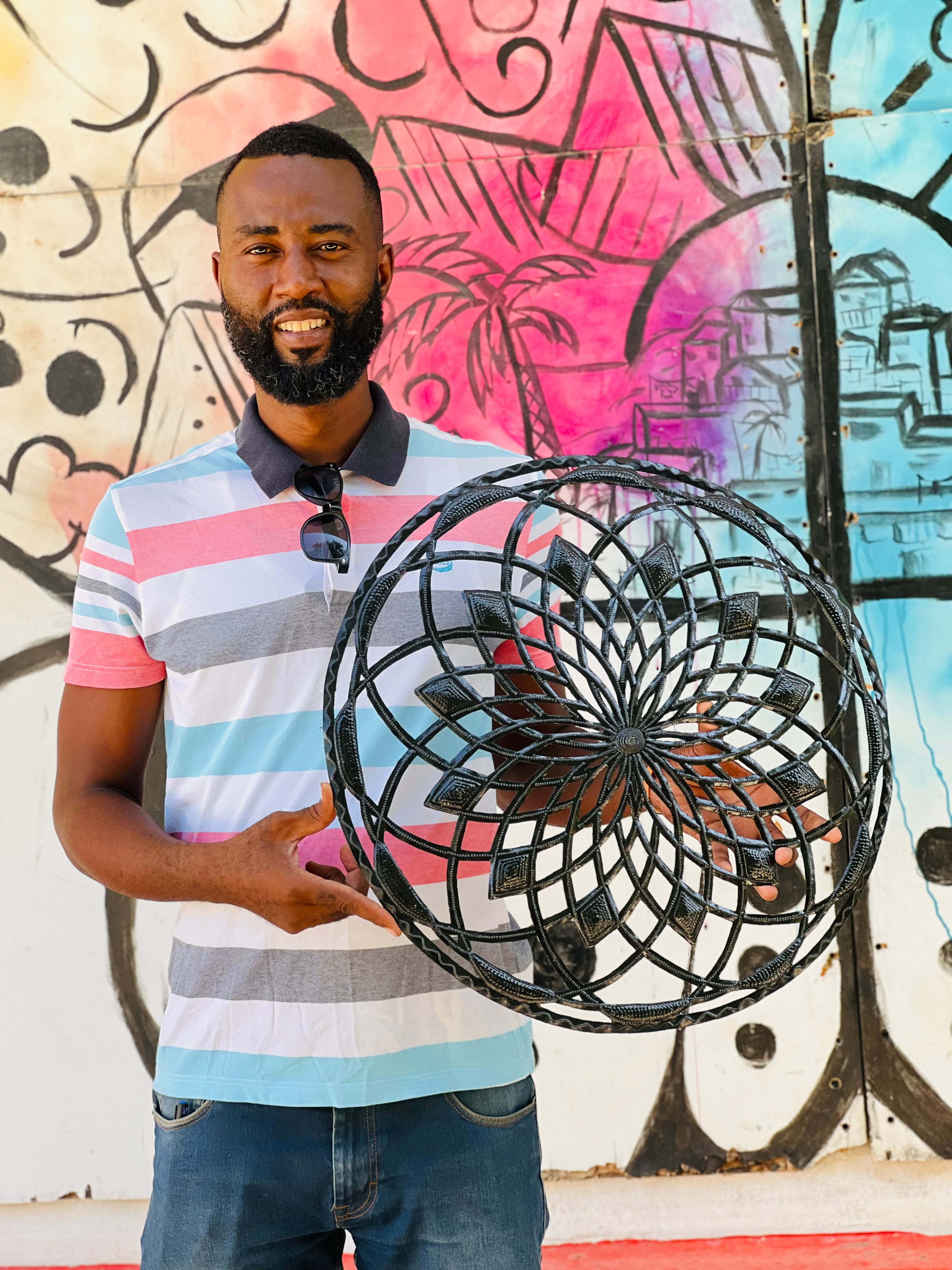 Lucson- Black Circle Mandalas Art