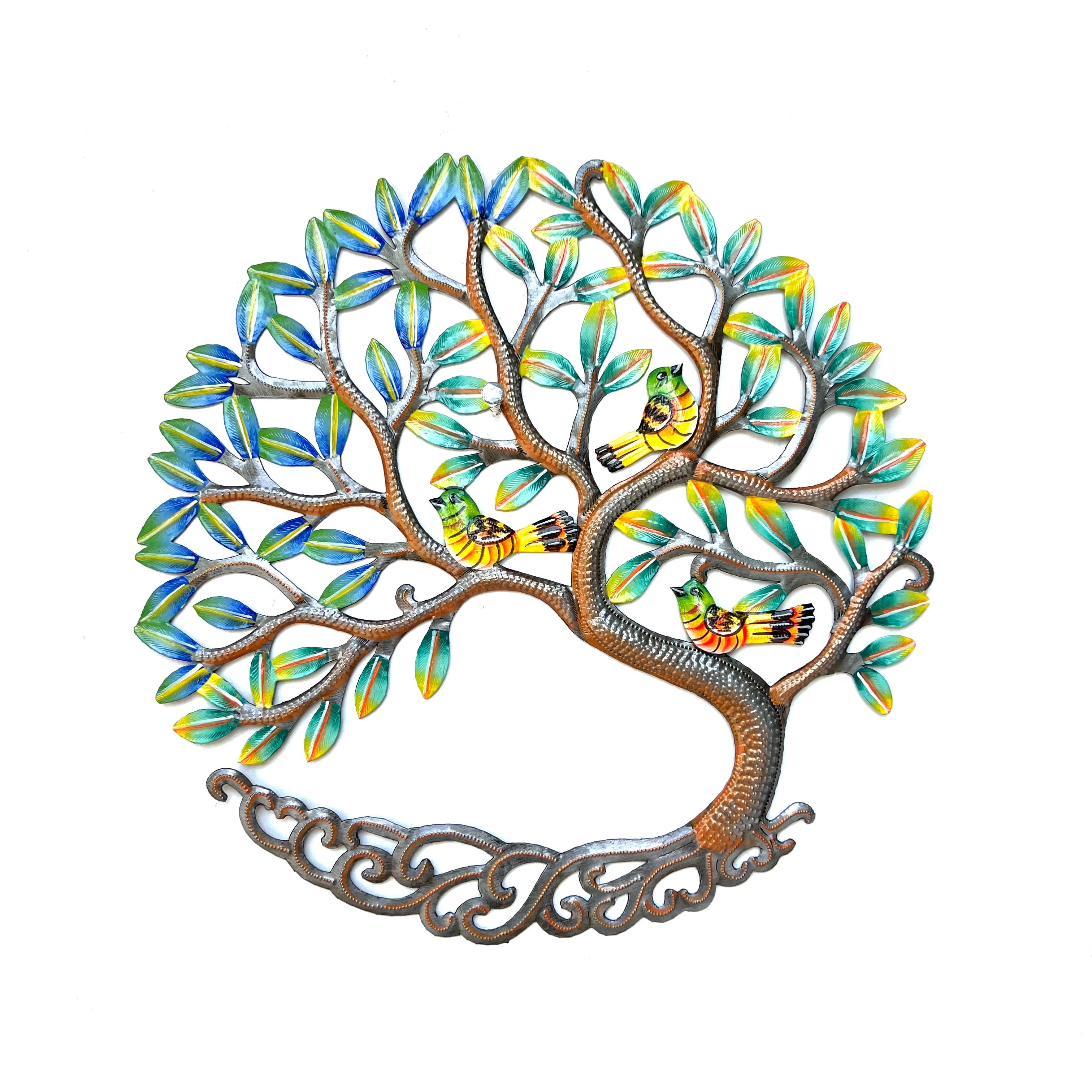 Achelet- Painted Leaf Birts Tree