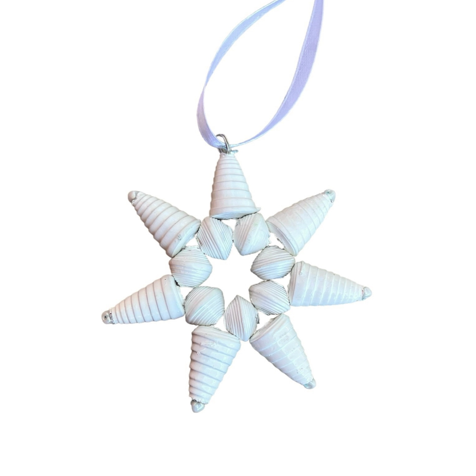 Leo White Cereal Box Star Ornament