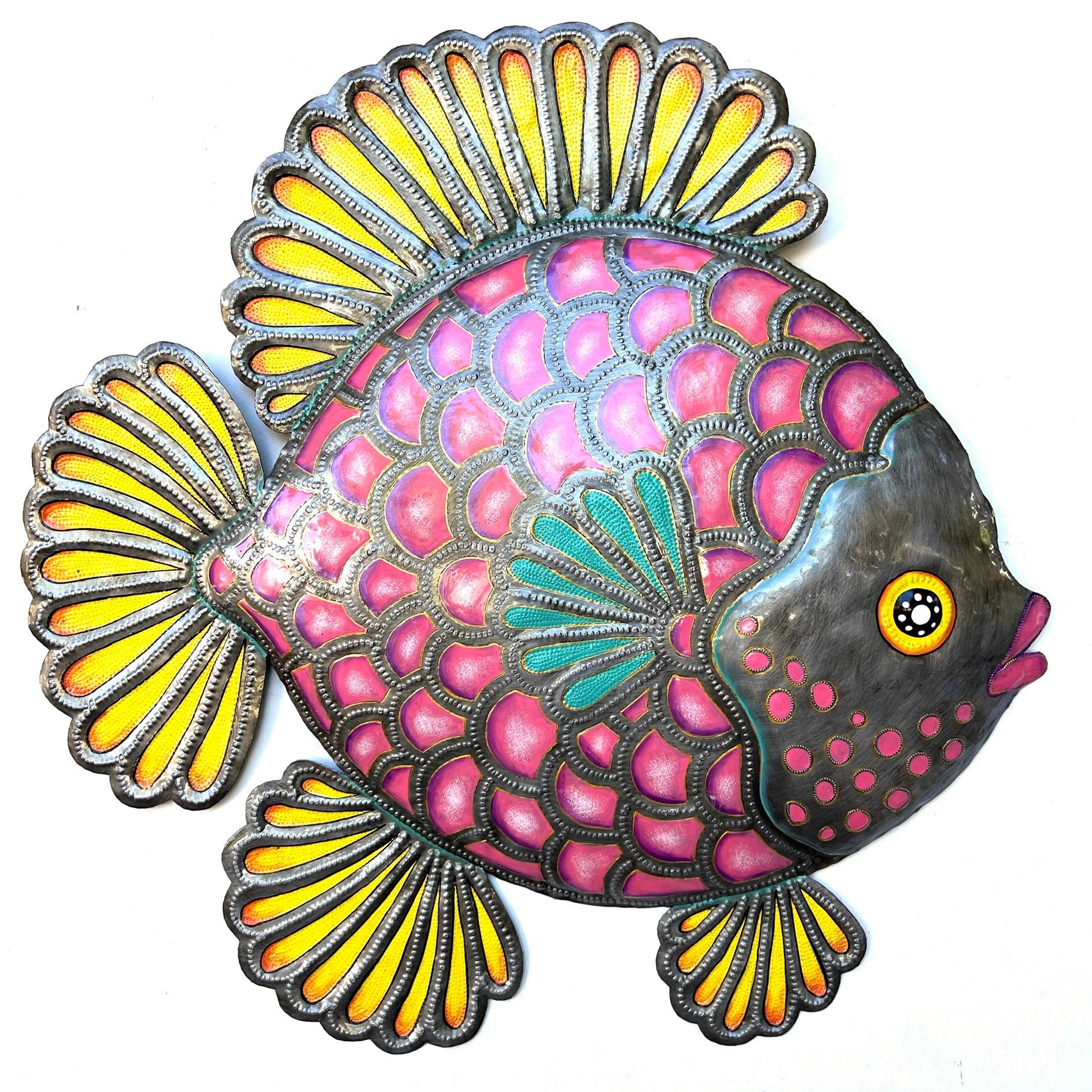 Jumbo Orilien- Pink & Yellow Fish