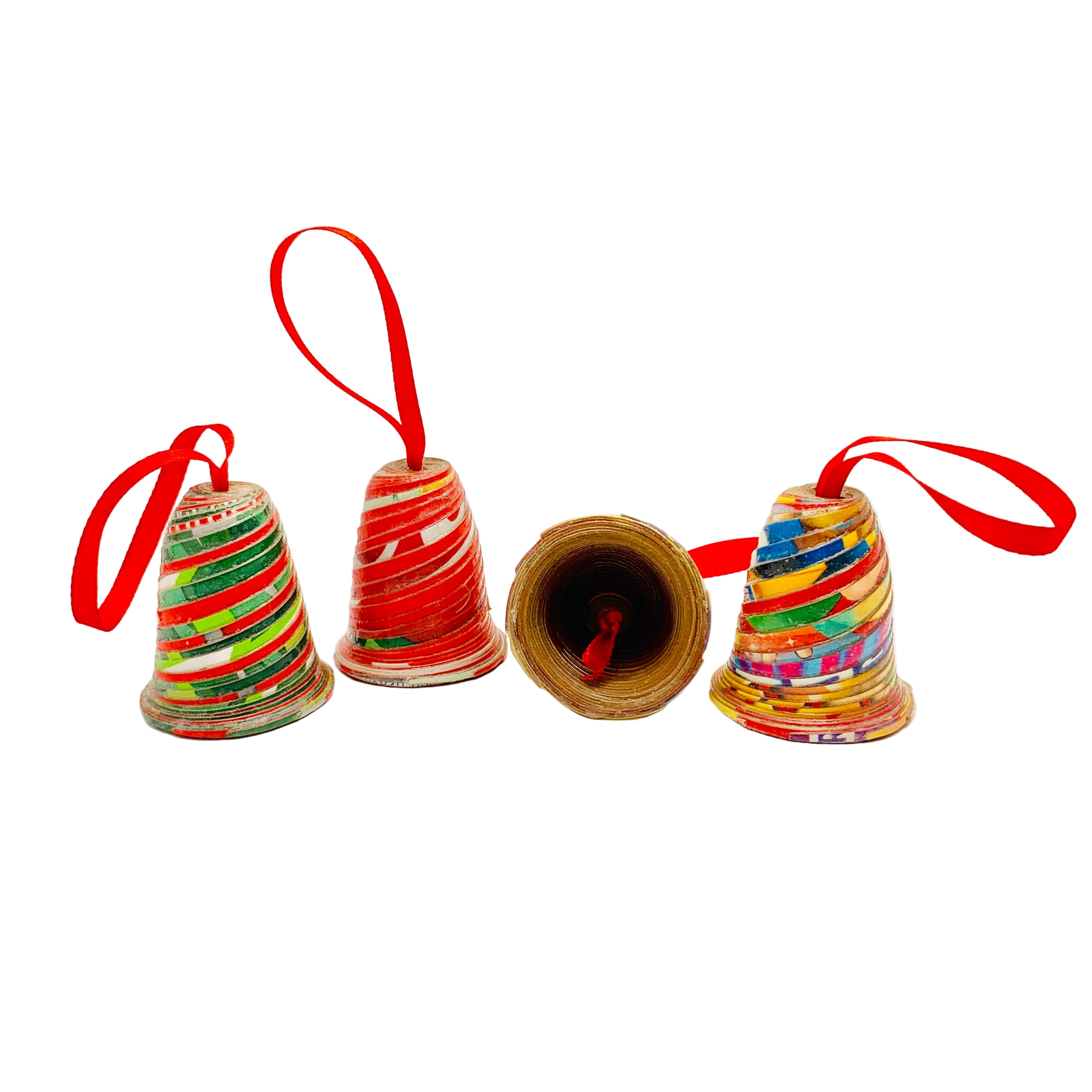 Cereal Box Paper Bell Ornament