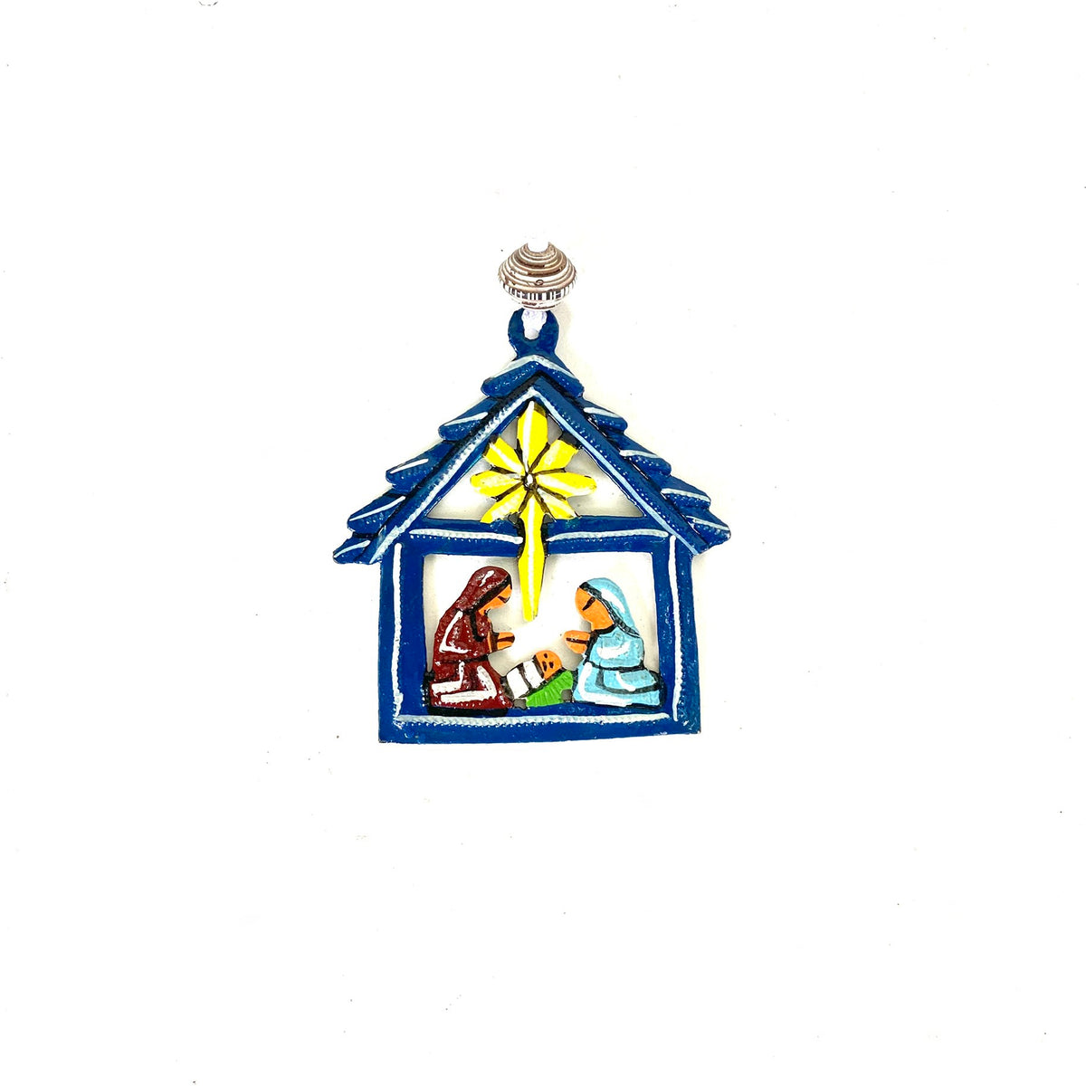 Small Nativity House Ornament (3) Papillon Wholesale