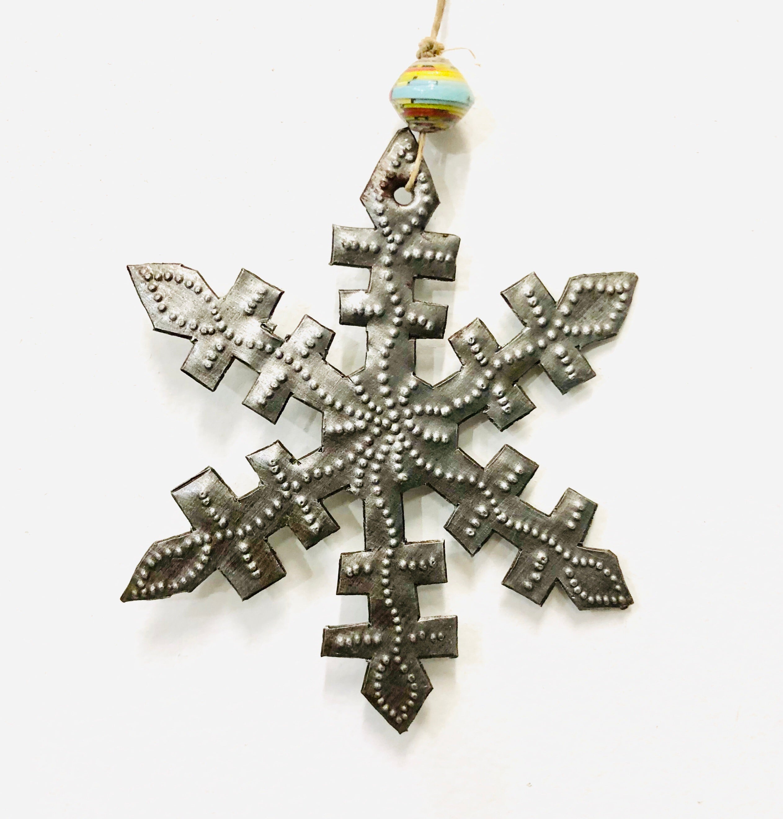 Steel Snowflake Ornament