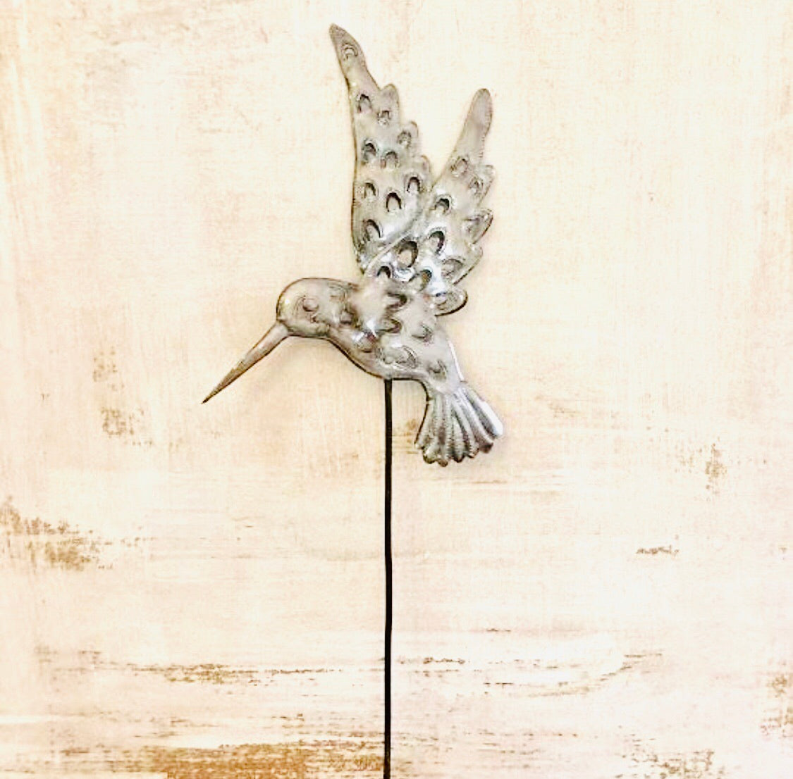 Hummingbird Garden Stake
