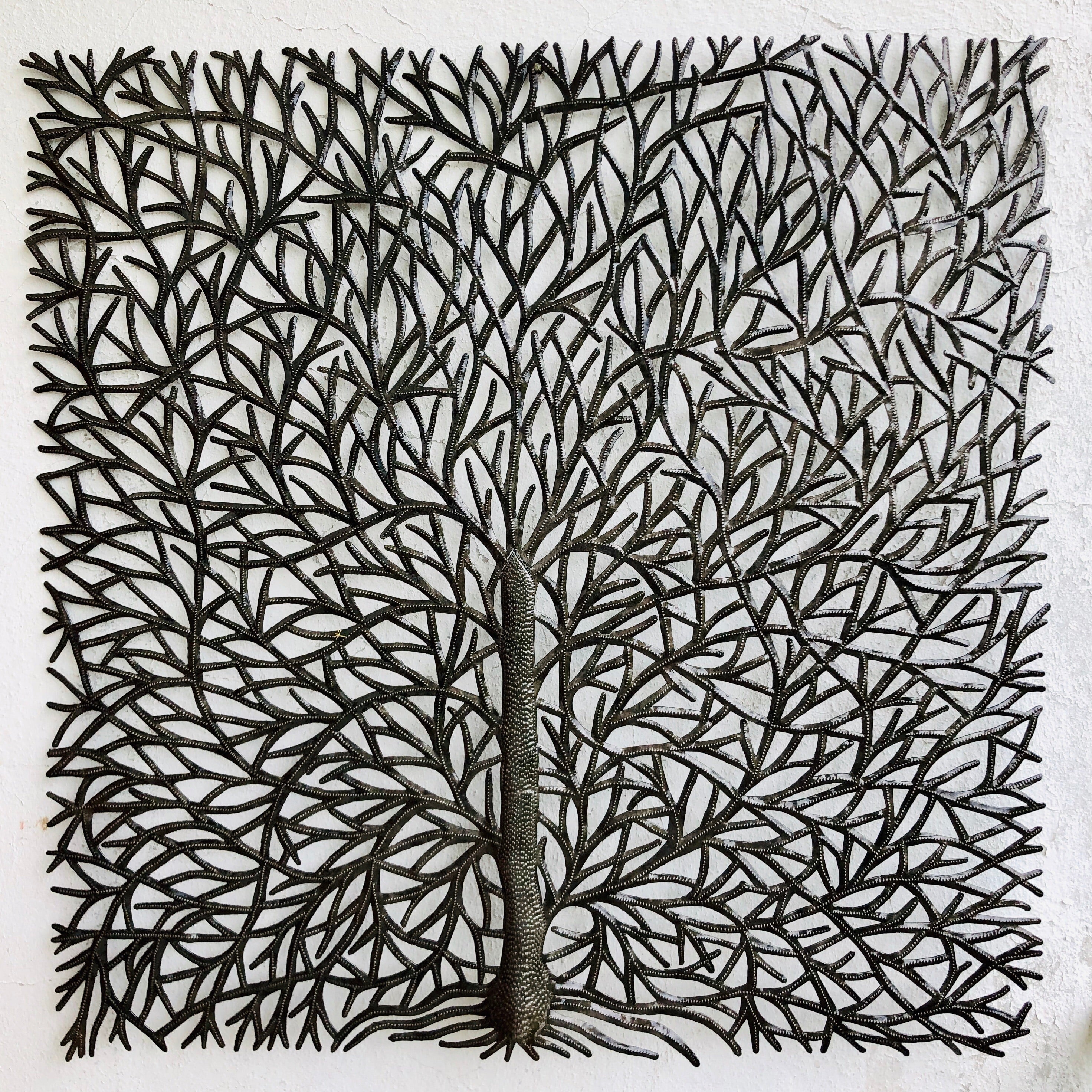 Large Square Tree Statement Wall Hanging