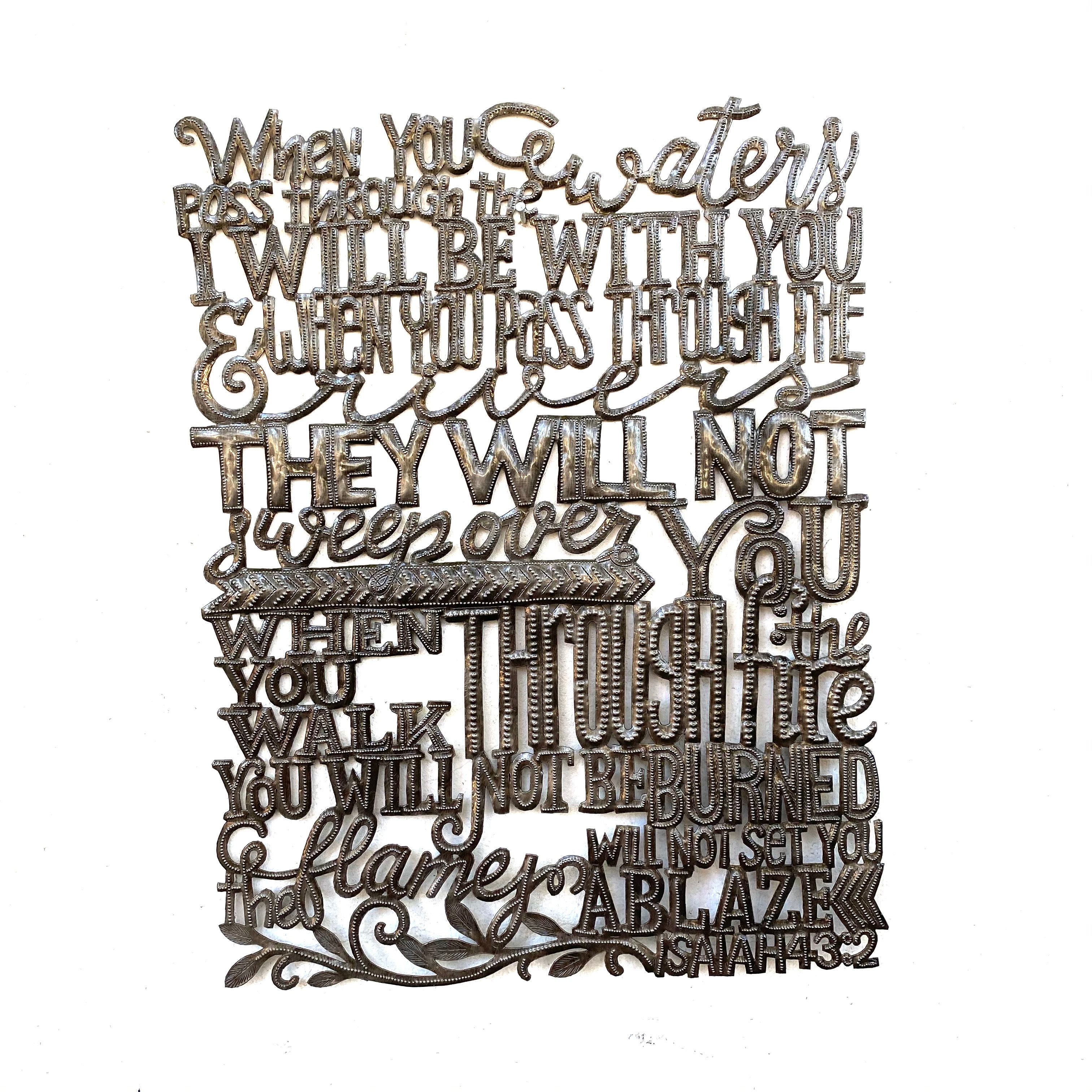 When You Pass Through The Waters