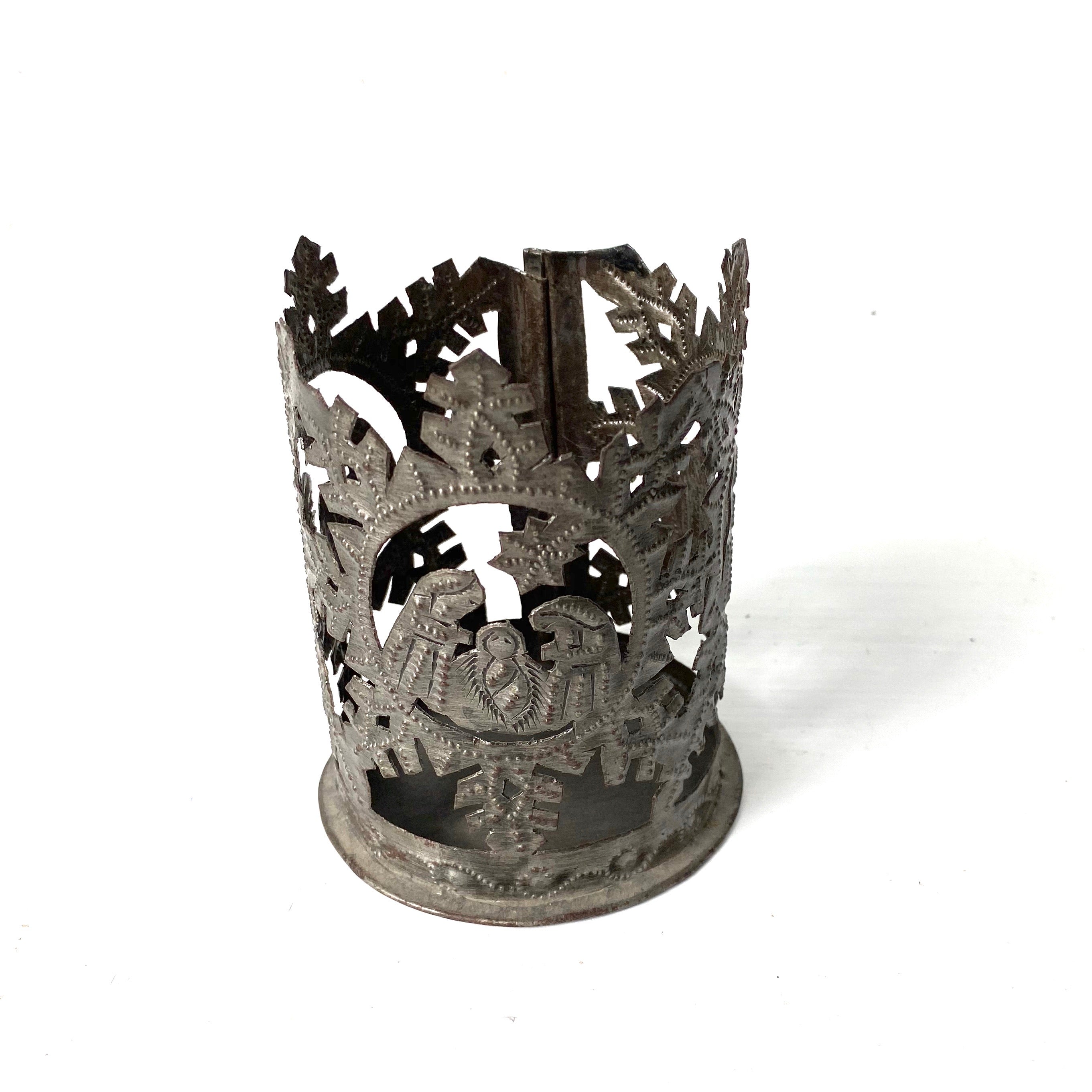 Nativity Candle Holder