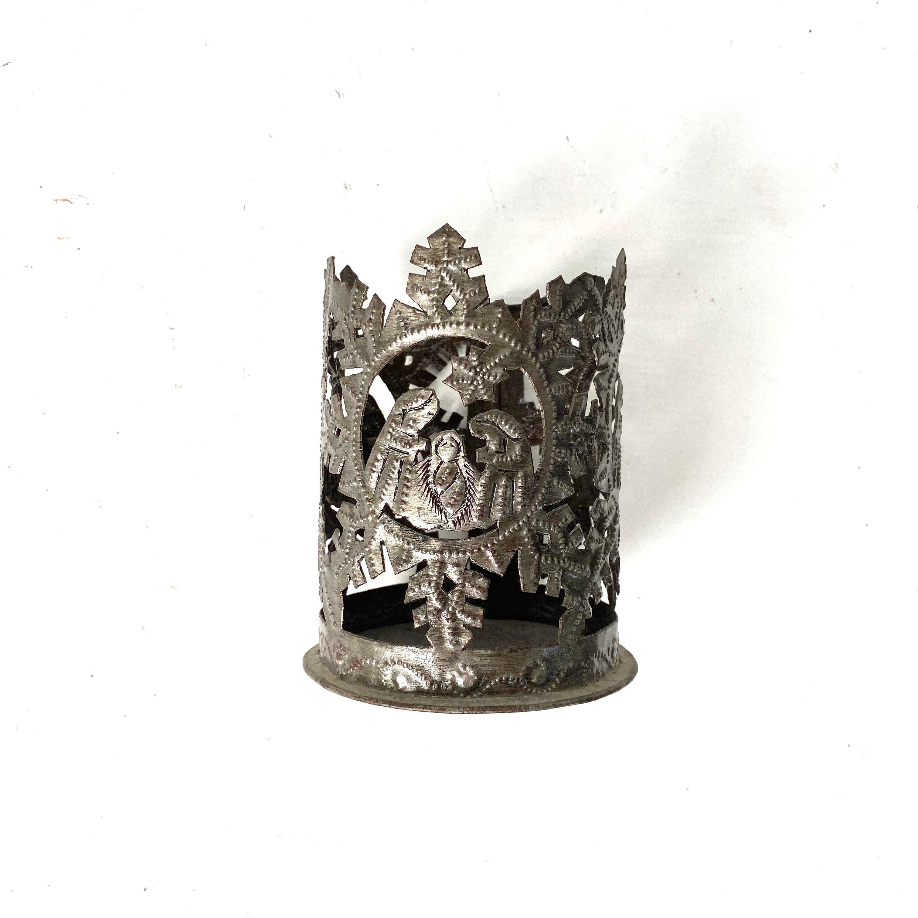 Nativity Candle Holder
