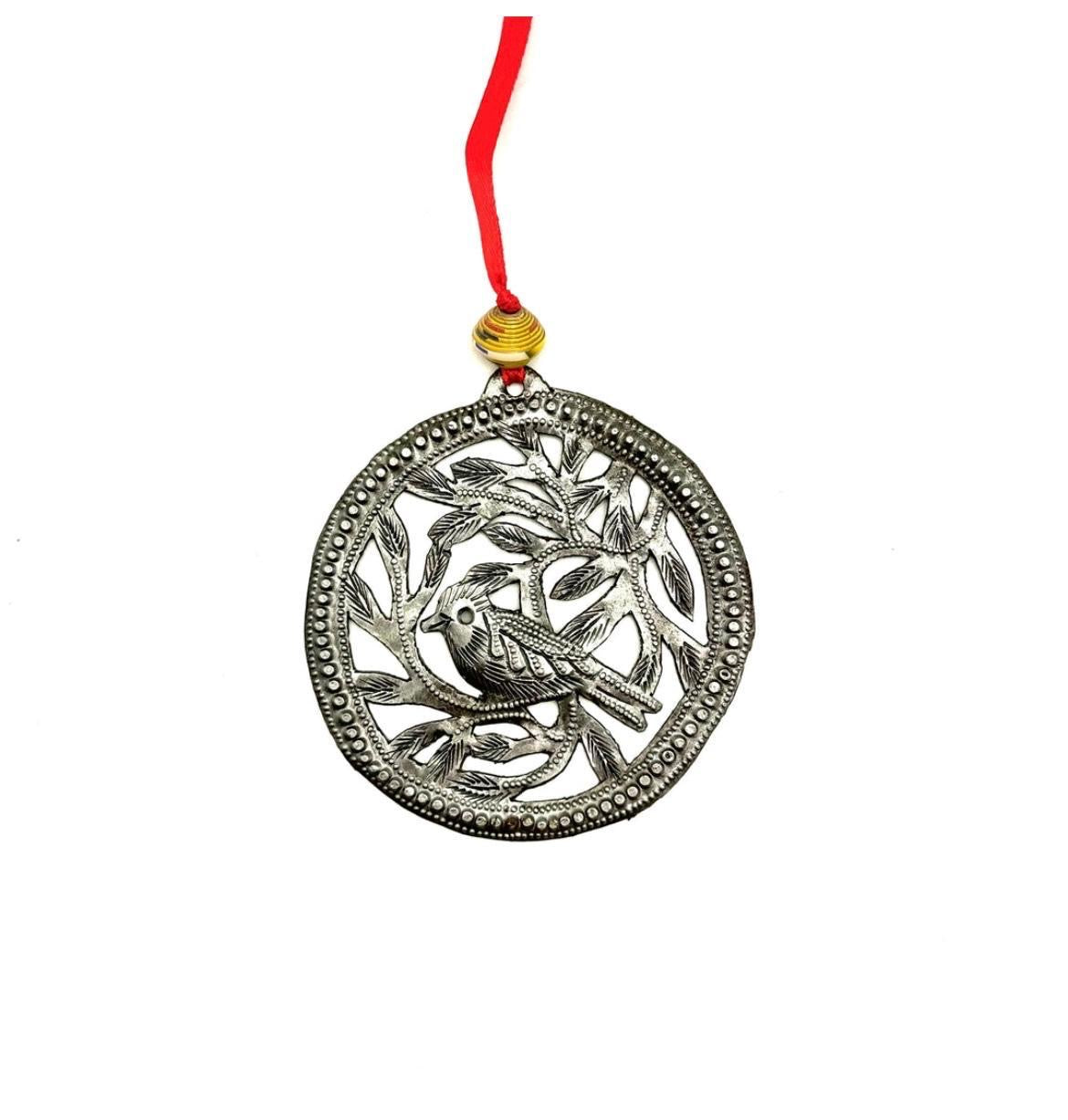 Circle Bird Ornament