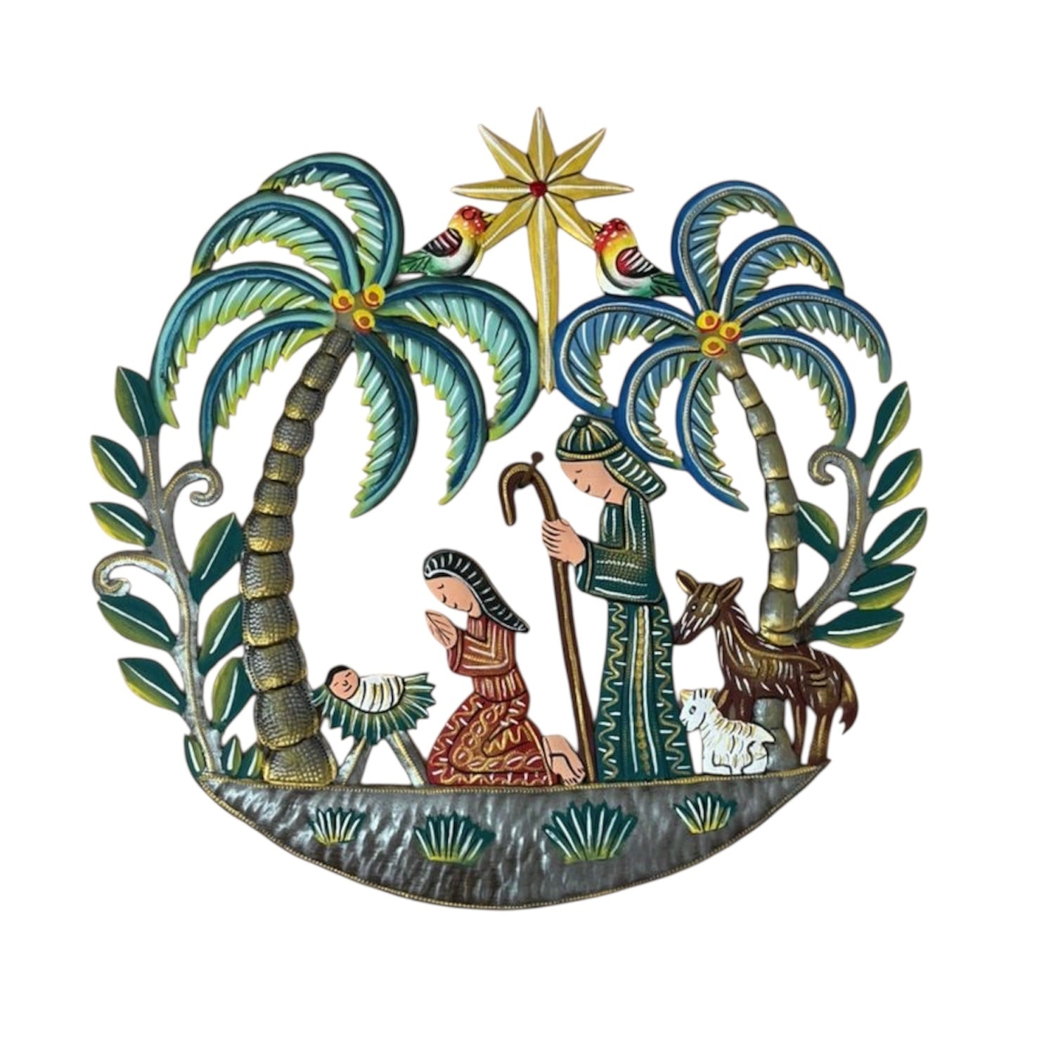 Evens- Coconut Green Tree Nativity