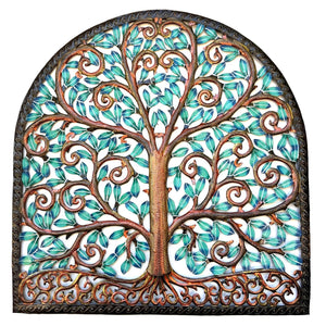 Gauyo- Jumbo Frame Turquoise Leaf Tree