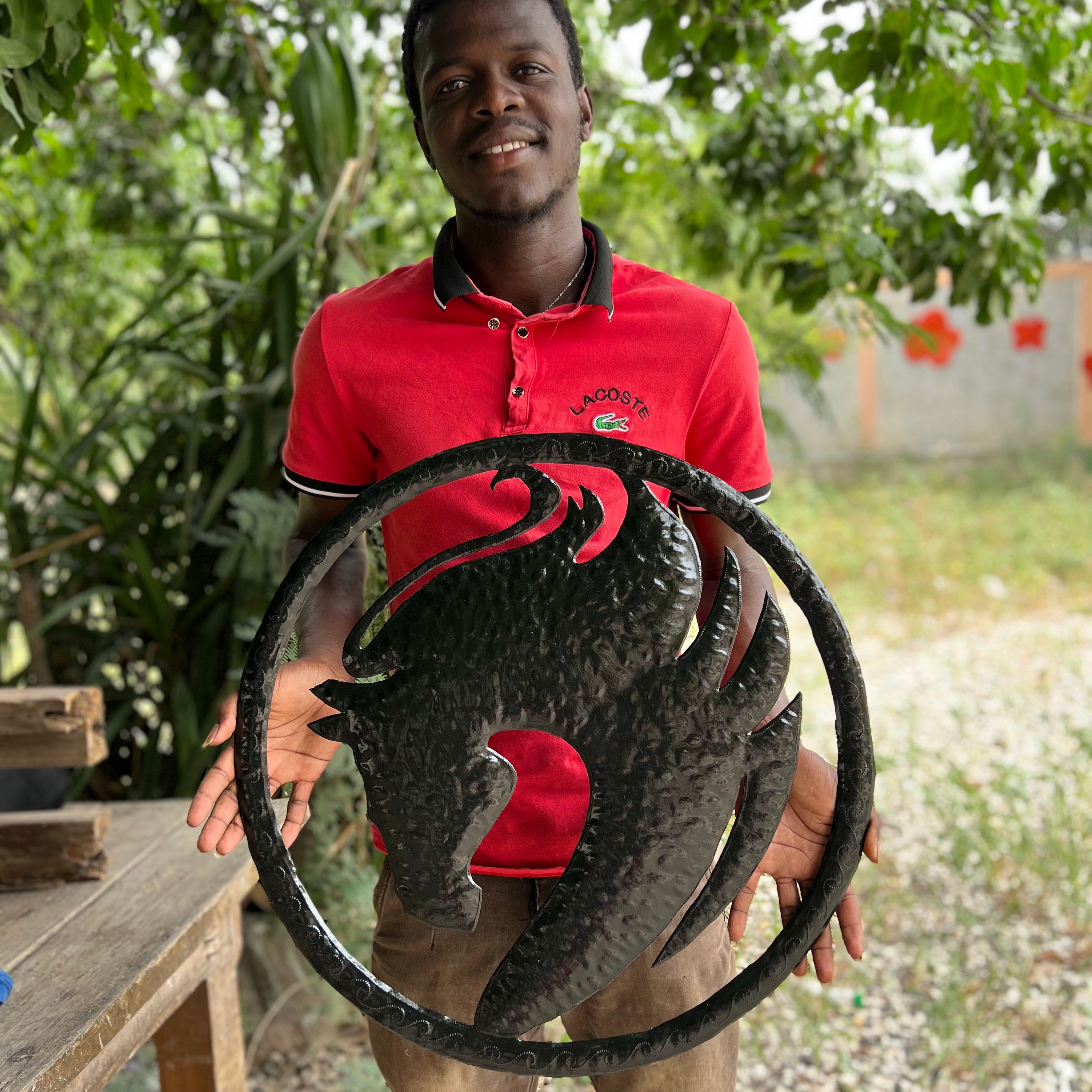 Evens- Circle Black Head Horse