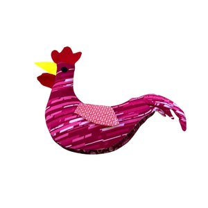 Patchwork Fabric Rooster