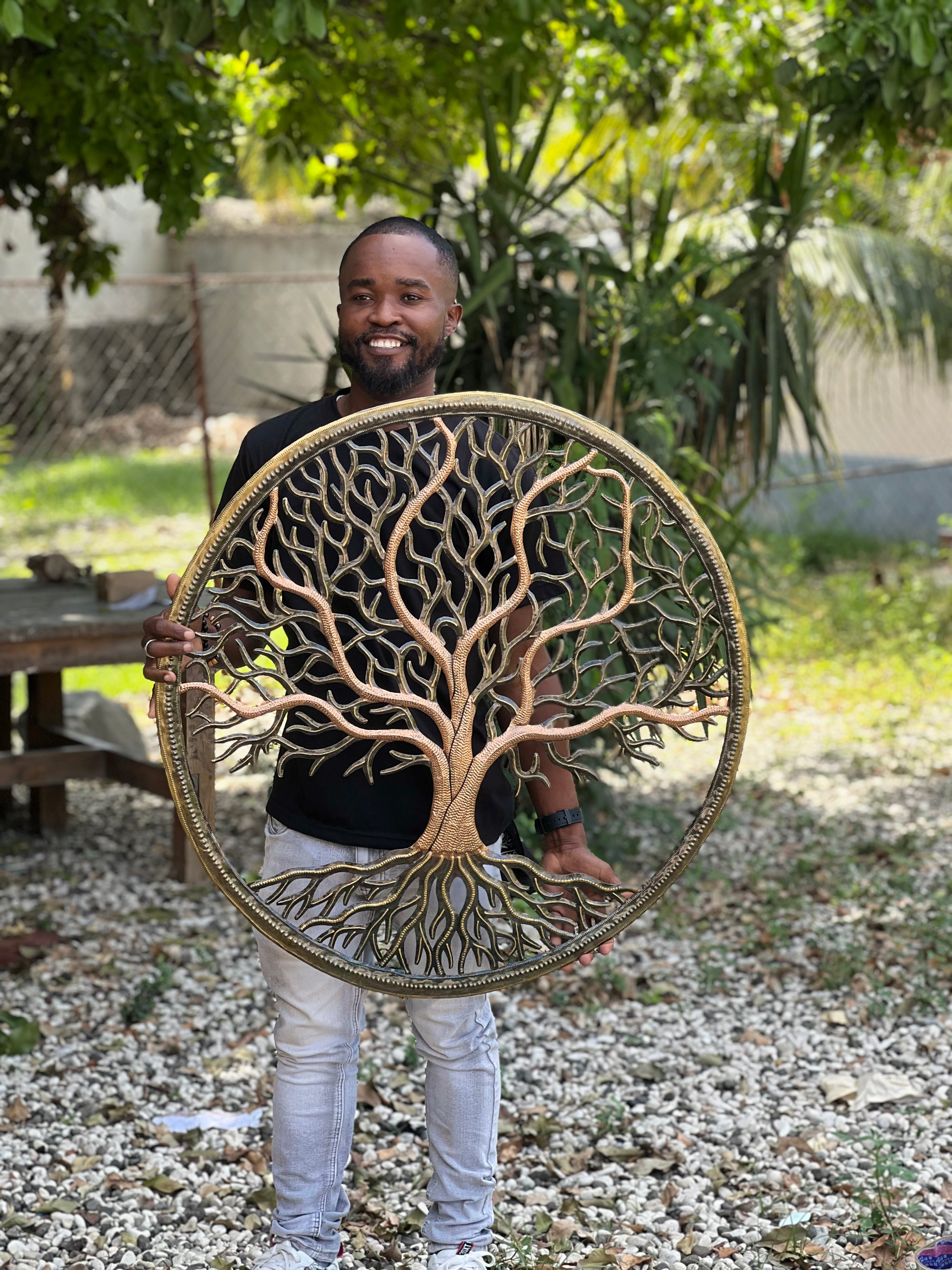 Norve - Jumboo Circle Bronze & Brown Tree