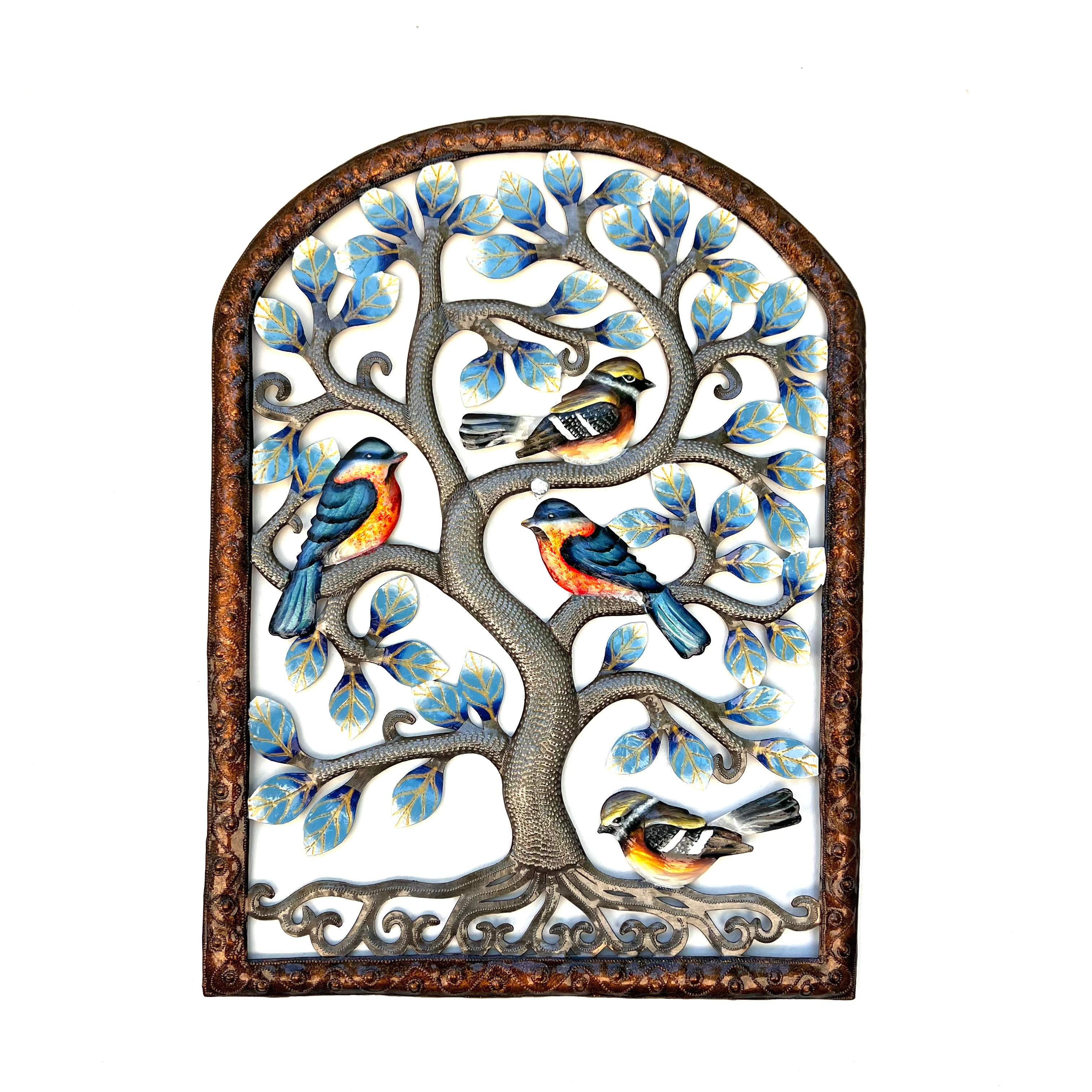 Paul- Bronze Arch Tree & Birds #3