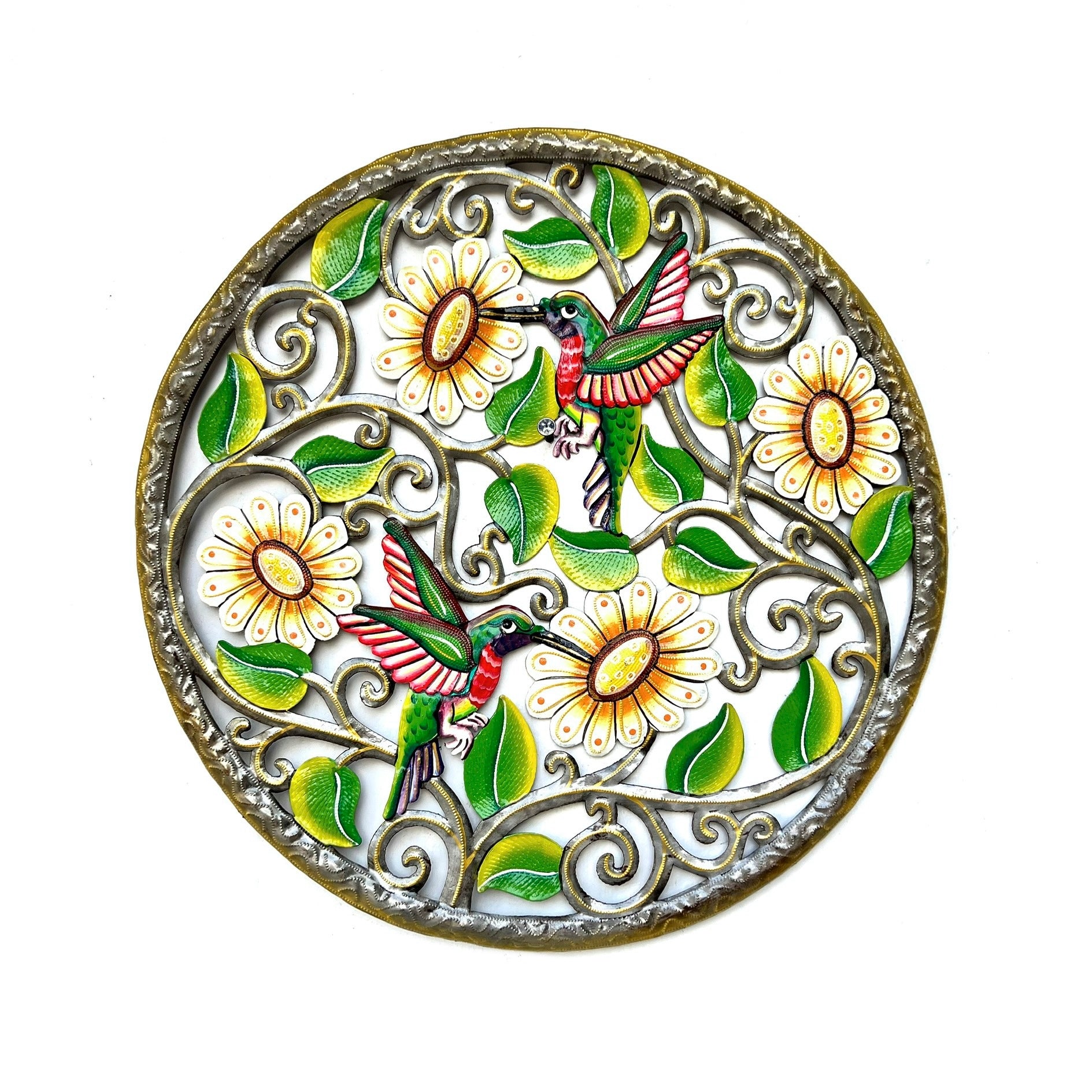 Sunflower With Hummingbirds- Medium