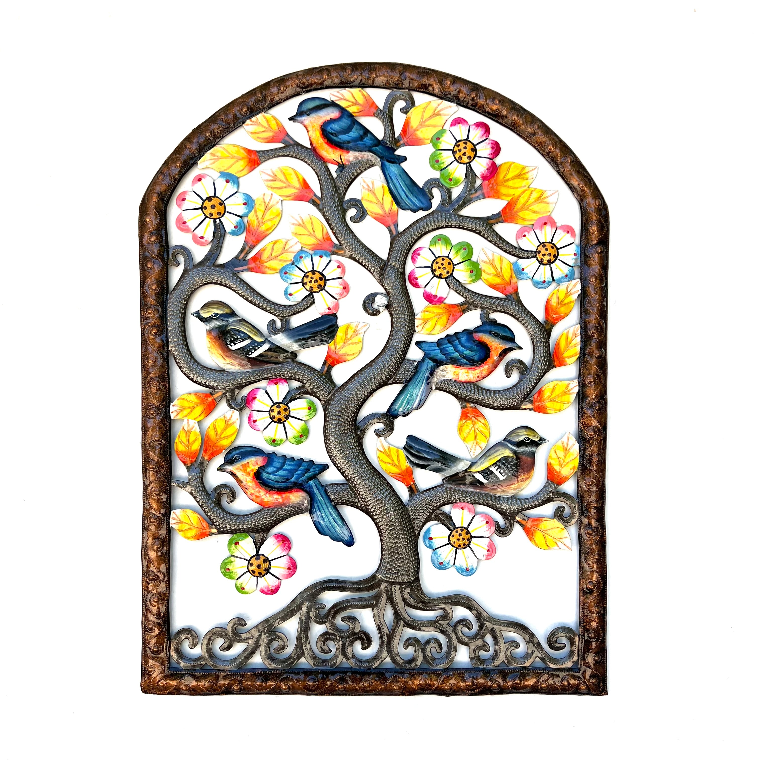 Paul- Bronze Arch Tree & Birds #4