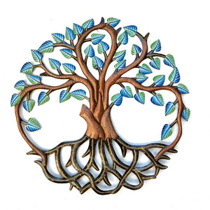 Electric Blue Leaf Tree