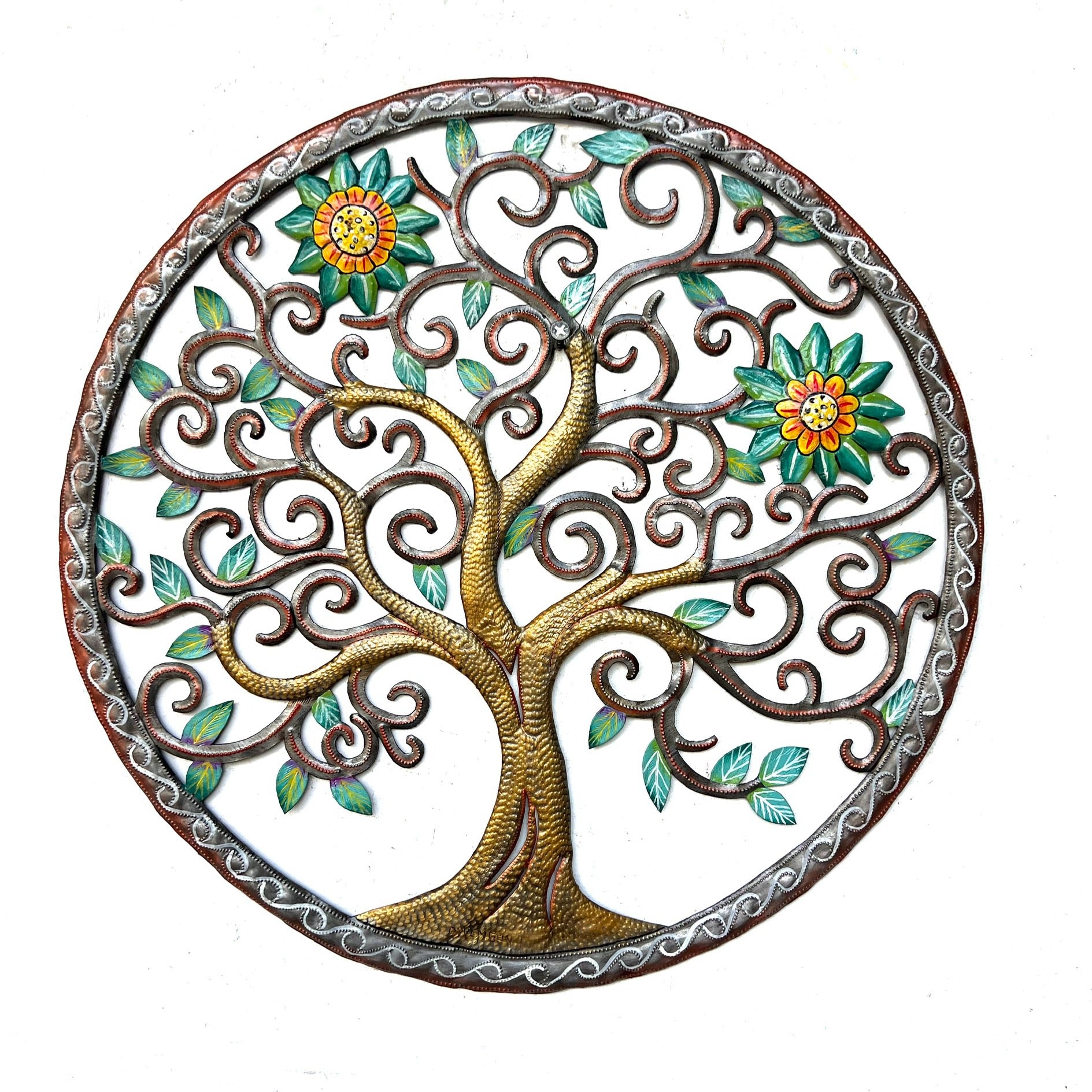 Circle Bronze Tree