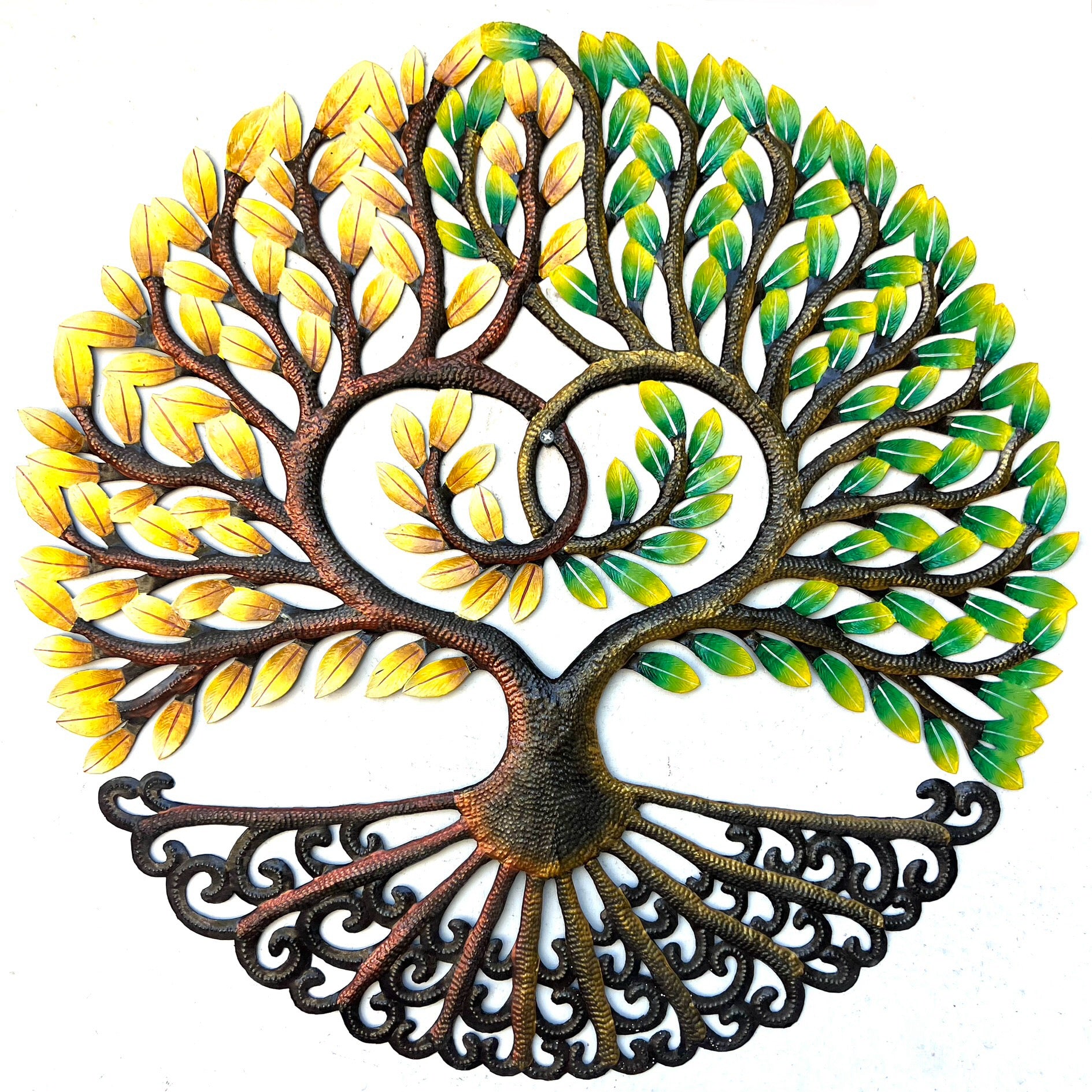 James- Jumbo Yellow & Green Heart Tree