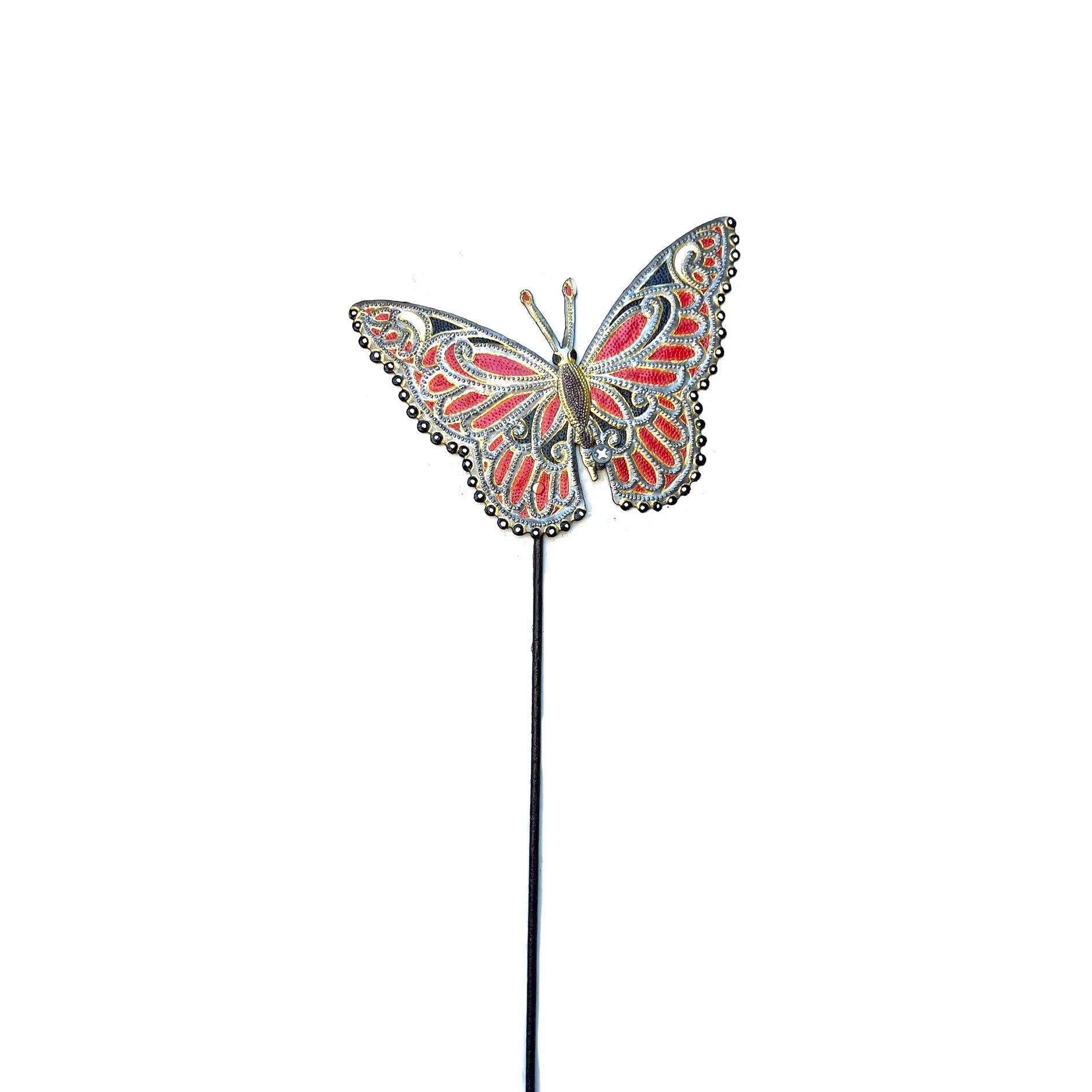 Orilien- Red Butterfly Garden Stake
