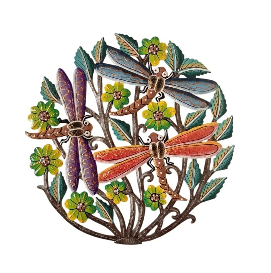 Paul- Medium Dragonflies & Flowers #2