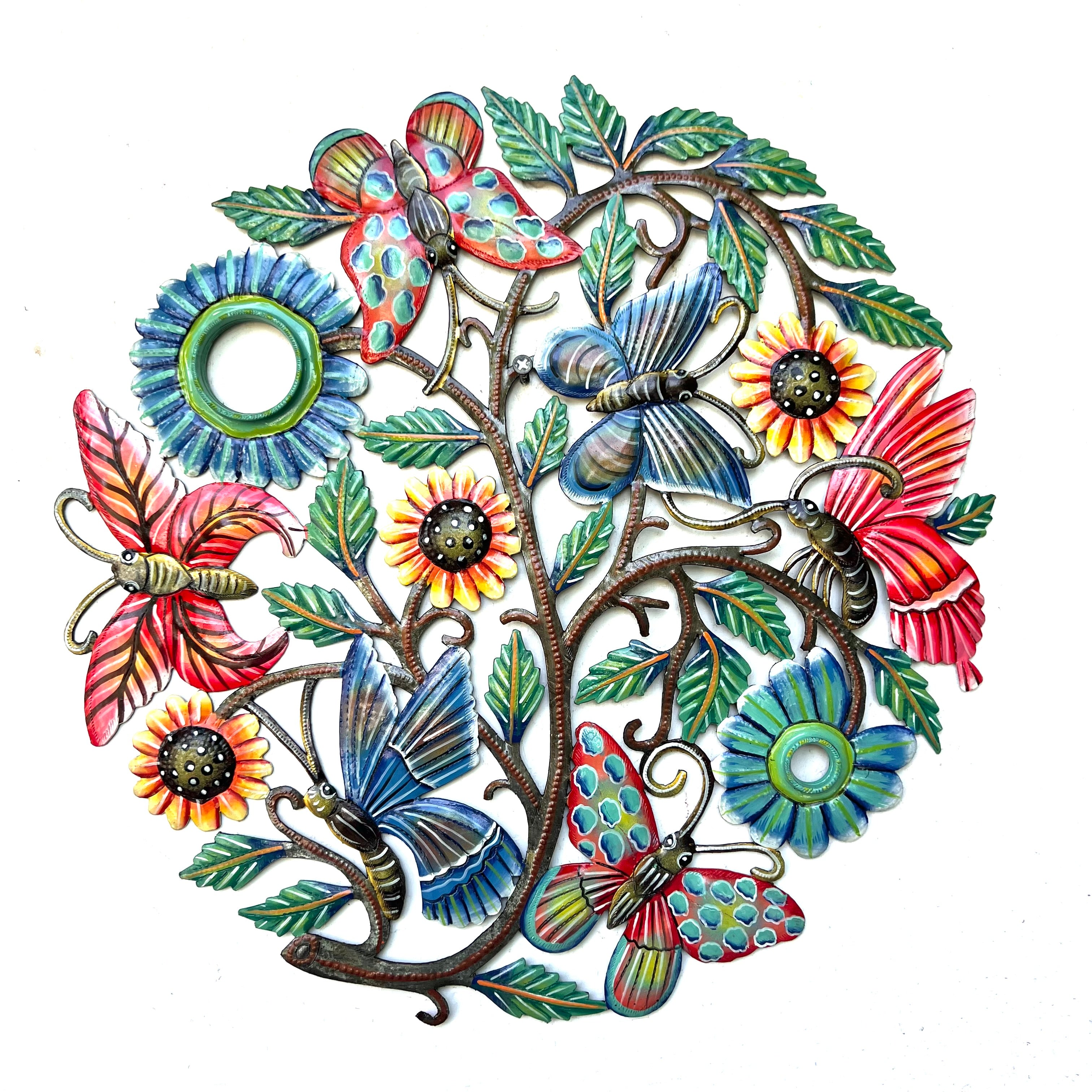 Kensley- Oil Top Drum Colorful Butterfly