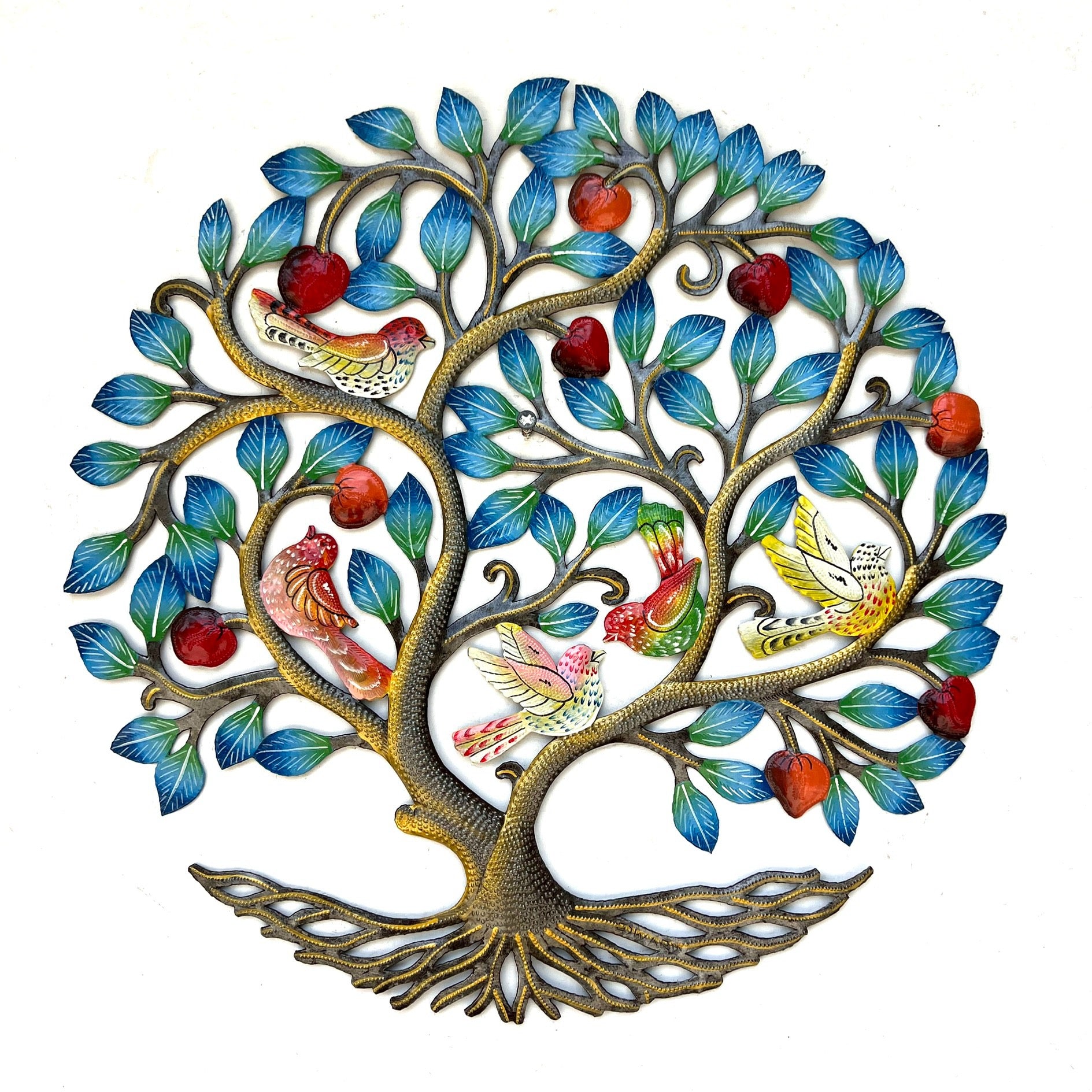 Dieudonne Edwa- Blue Leaf Tree Birds