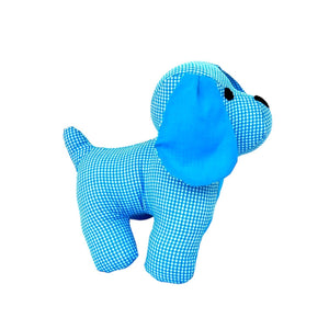 School Uniform Fabric Puppy Dog- Blue