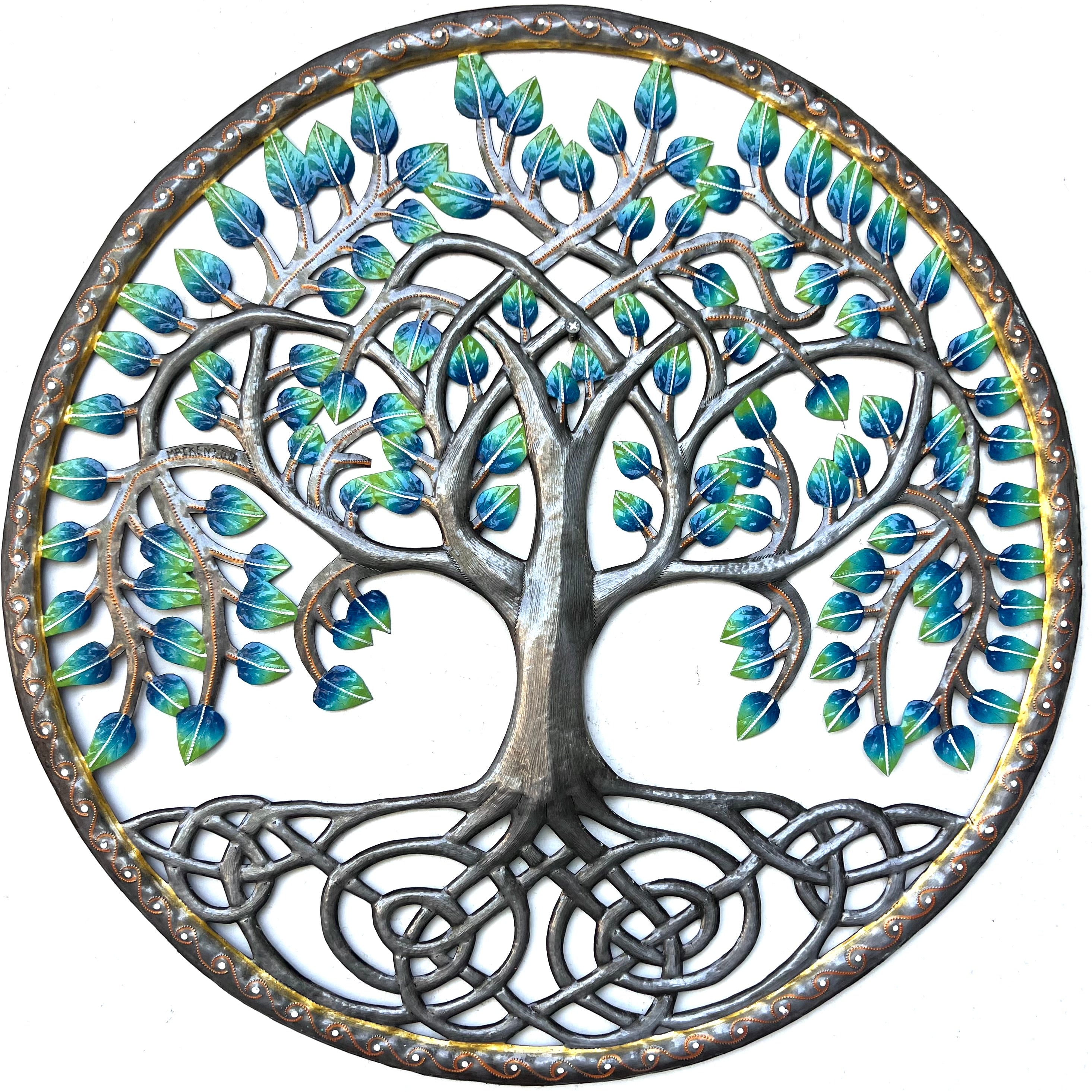 Mackenson- Jumbo Blue Leaf Rooted Tree