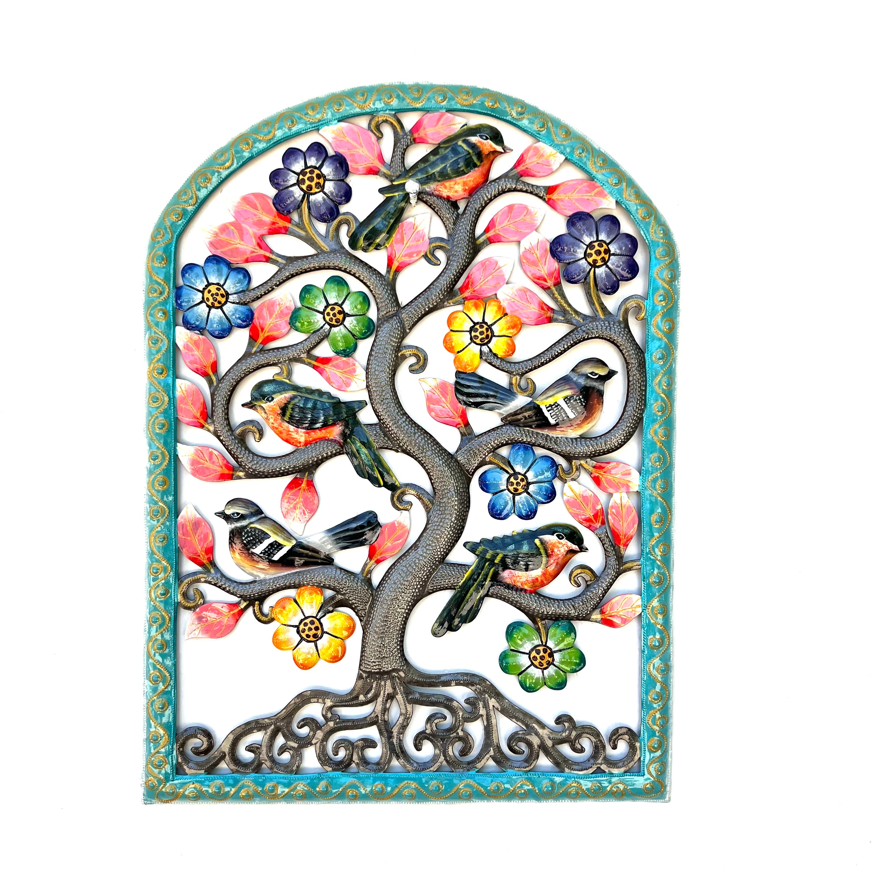 Paul- Turquoise Arch Tree & Birds #1