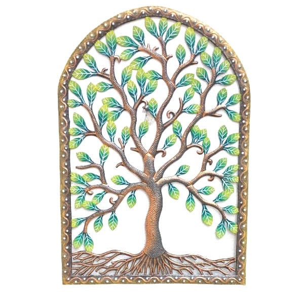 Painted Green Tree Arch
