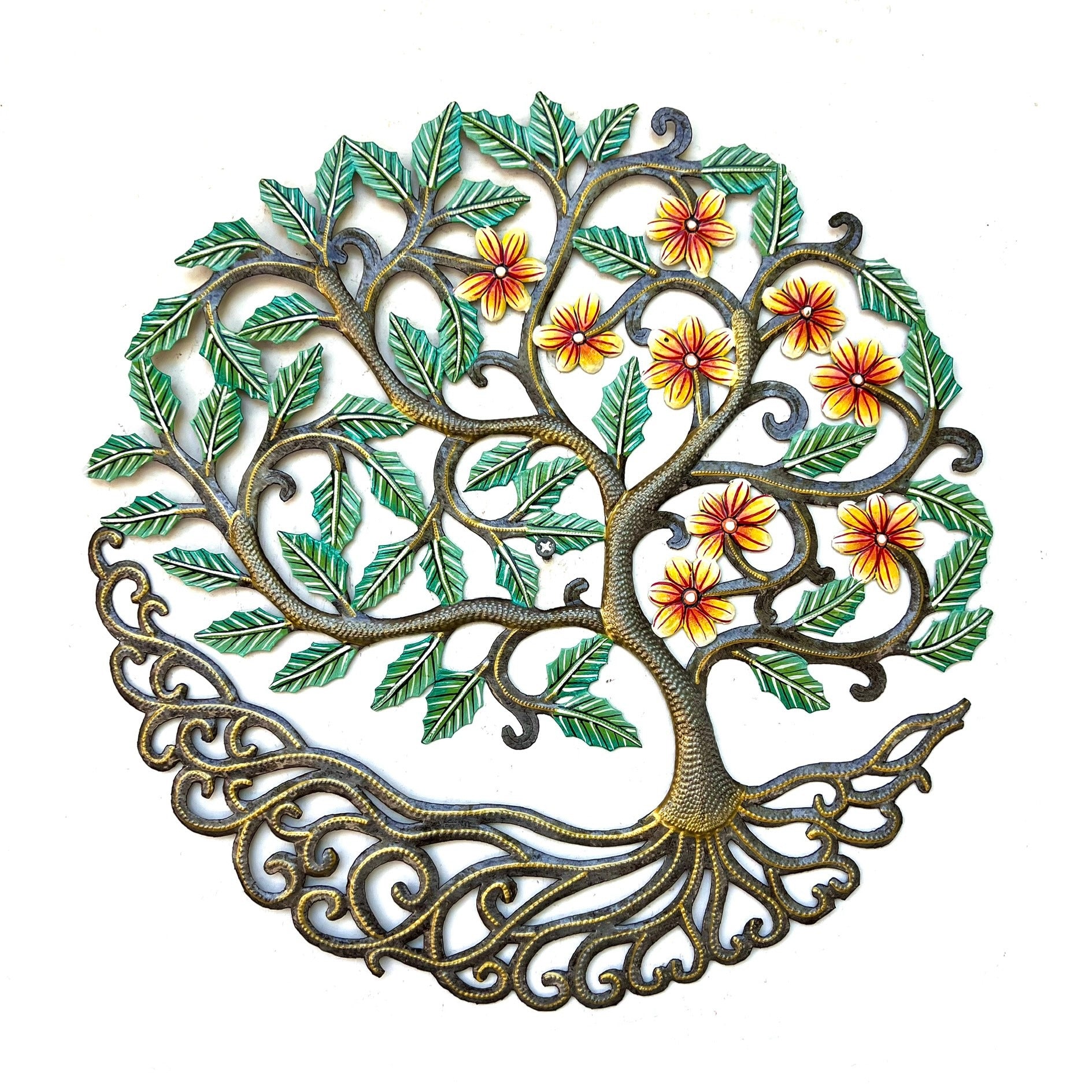 Lucson- Leaf Flower Painted Tree