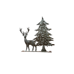 Reindeer with Christmas Tree #2