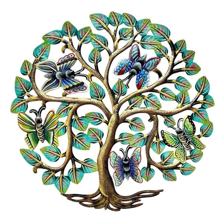 Colbert- Painting Green Leaf Butterfly