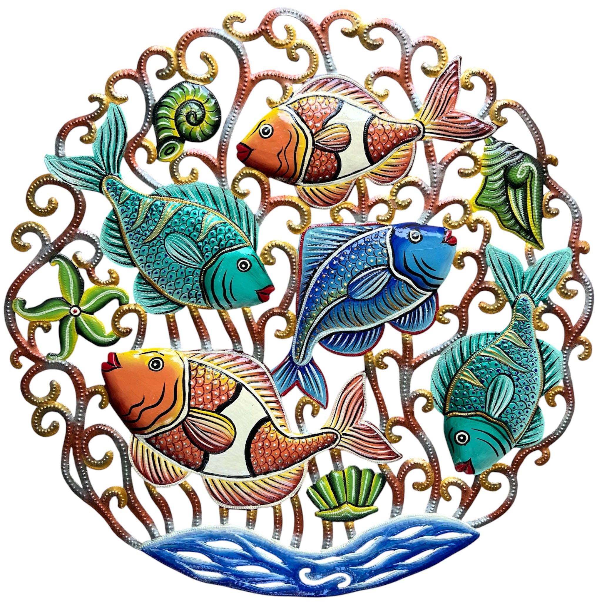 Colbert- Jumbo Colorful Swimming Fish
