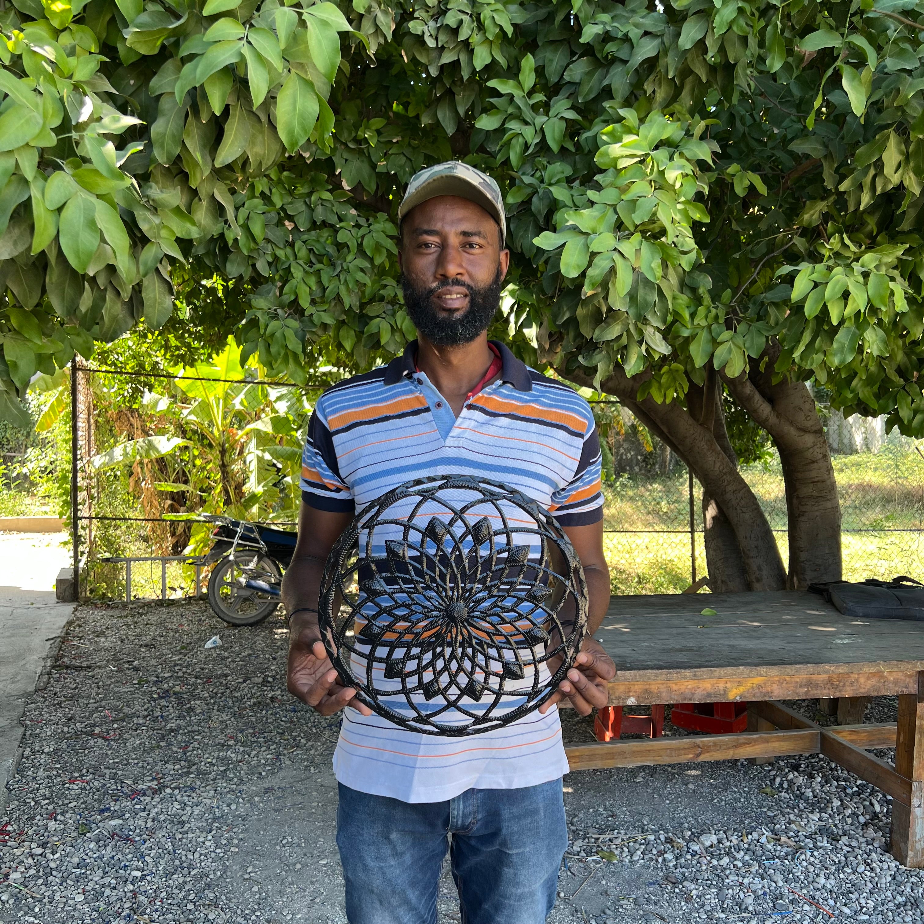 Lucson- Black Circle Mandalas Art (S)