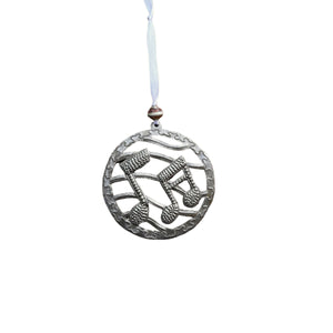 Round Note Music Ornament