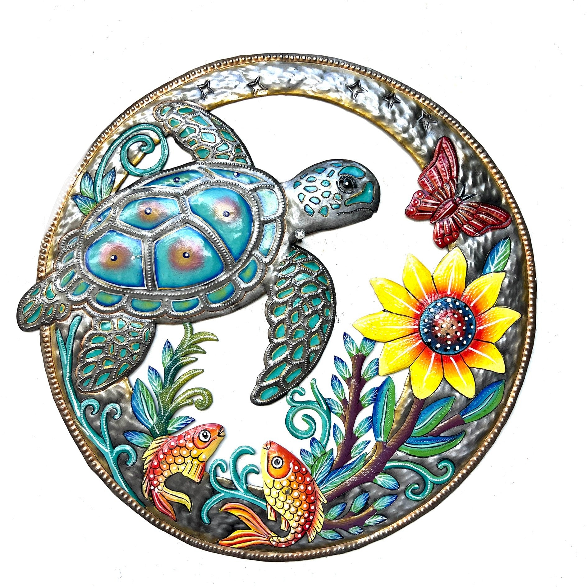 Circle Swimming Turtle