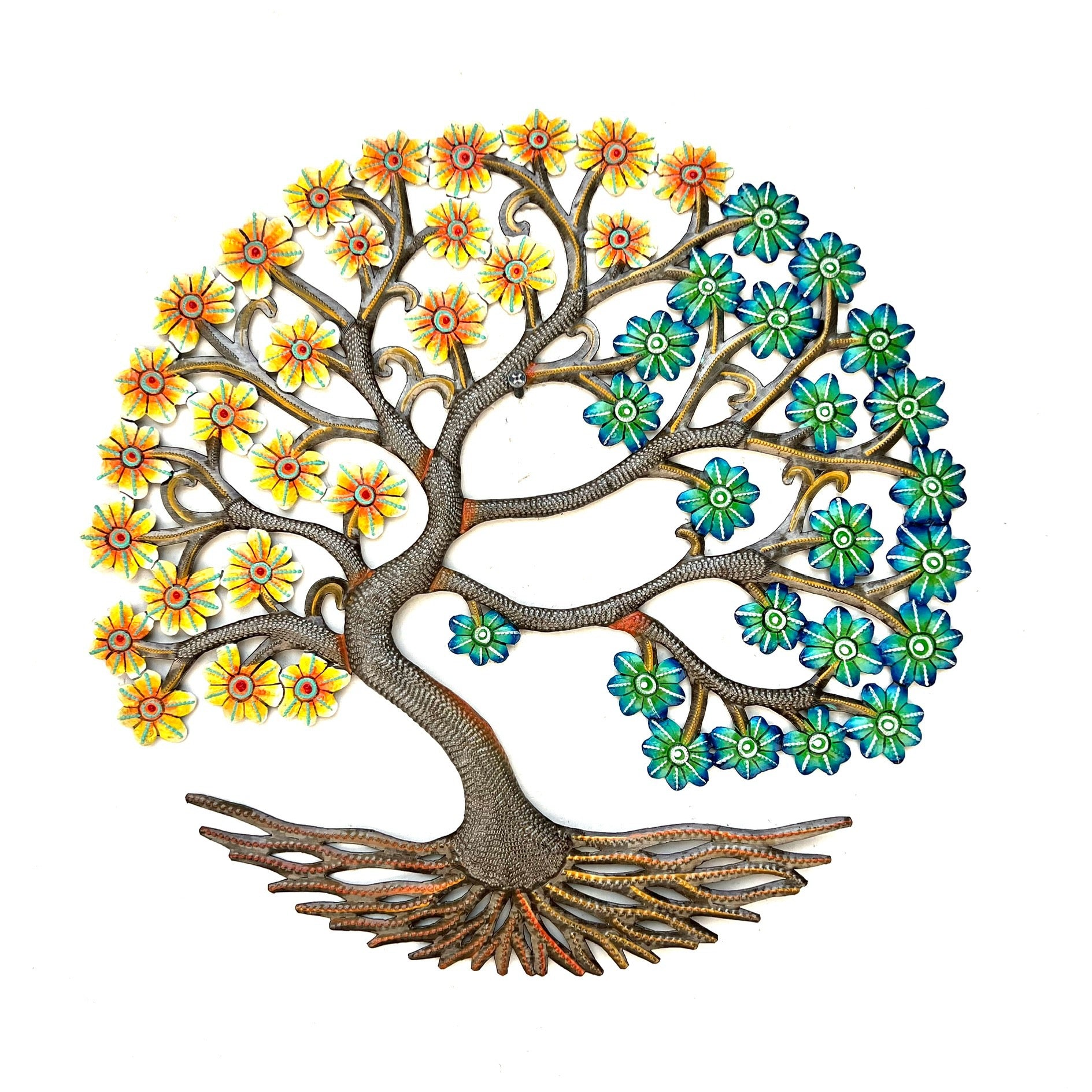 Antoine- Yellow/Turquoise Tree