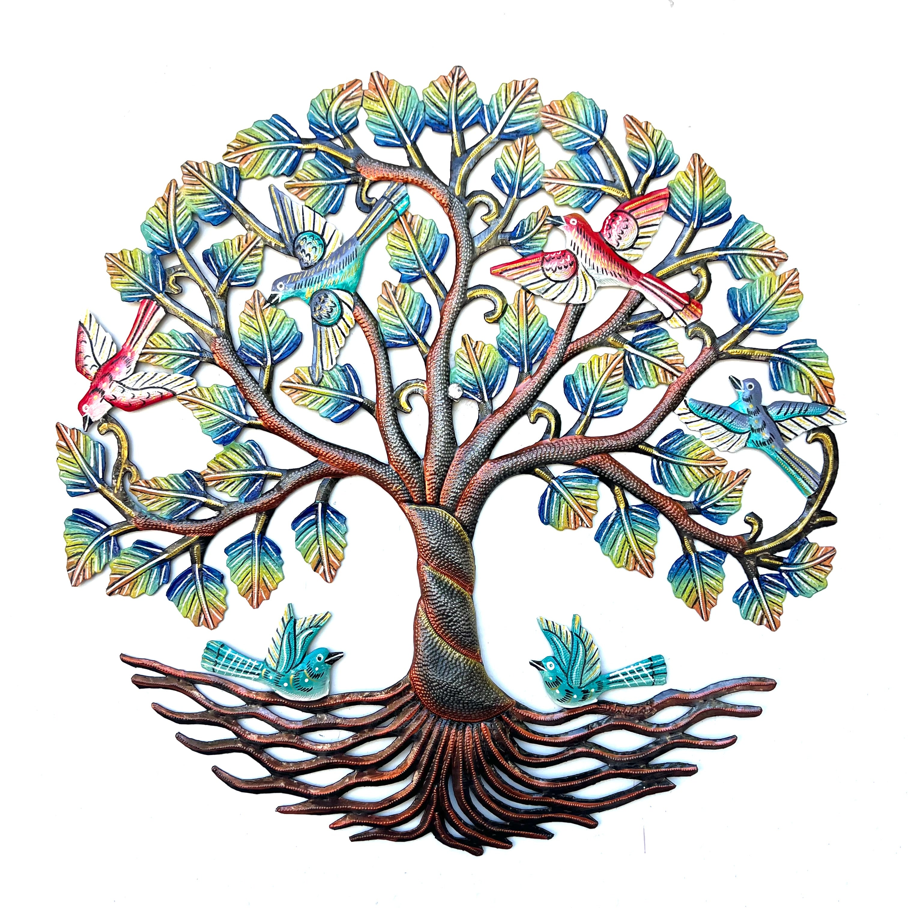 Dieudonne- Bronze Flying Birds Tree #2