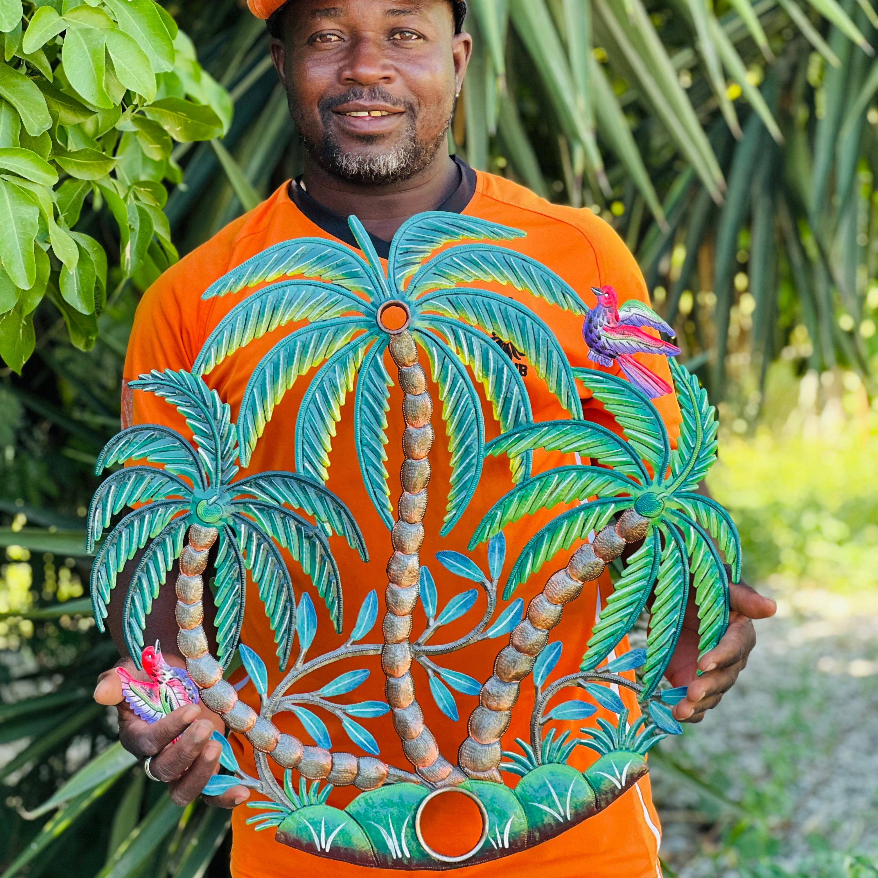 Oil Top Drum Three Palm Tree